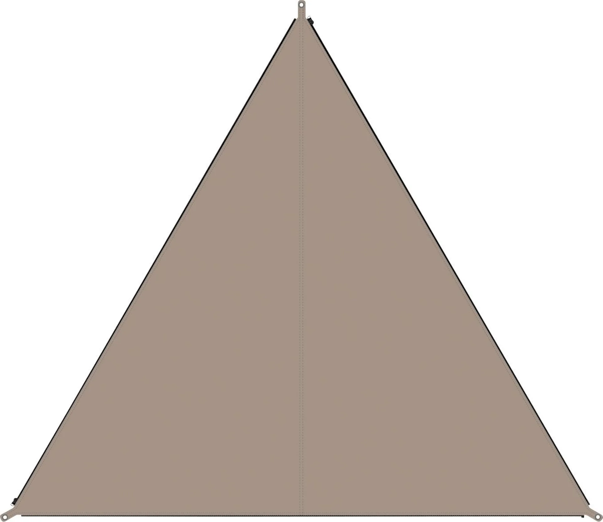Bent voile pare-soleil Zip-Canvas Single ocre