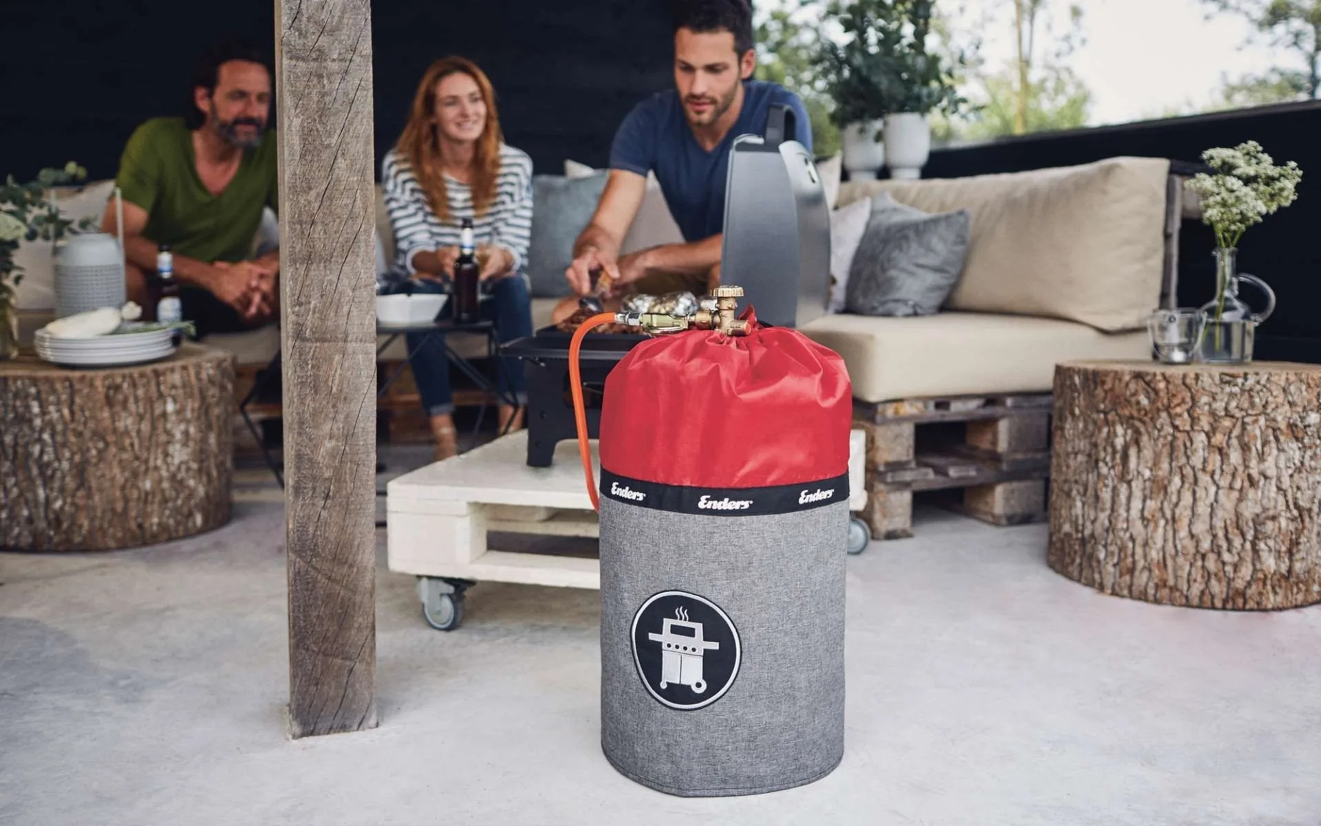 Enders Gasflaschenschutzhülle Lifestyle 11 kg rot