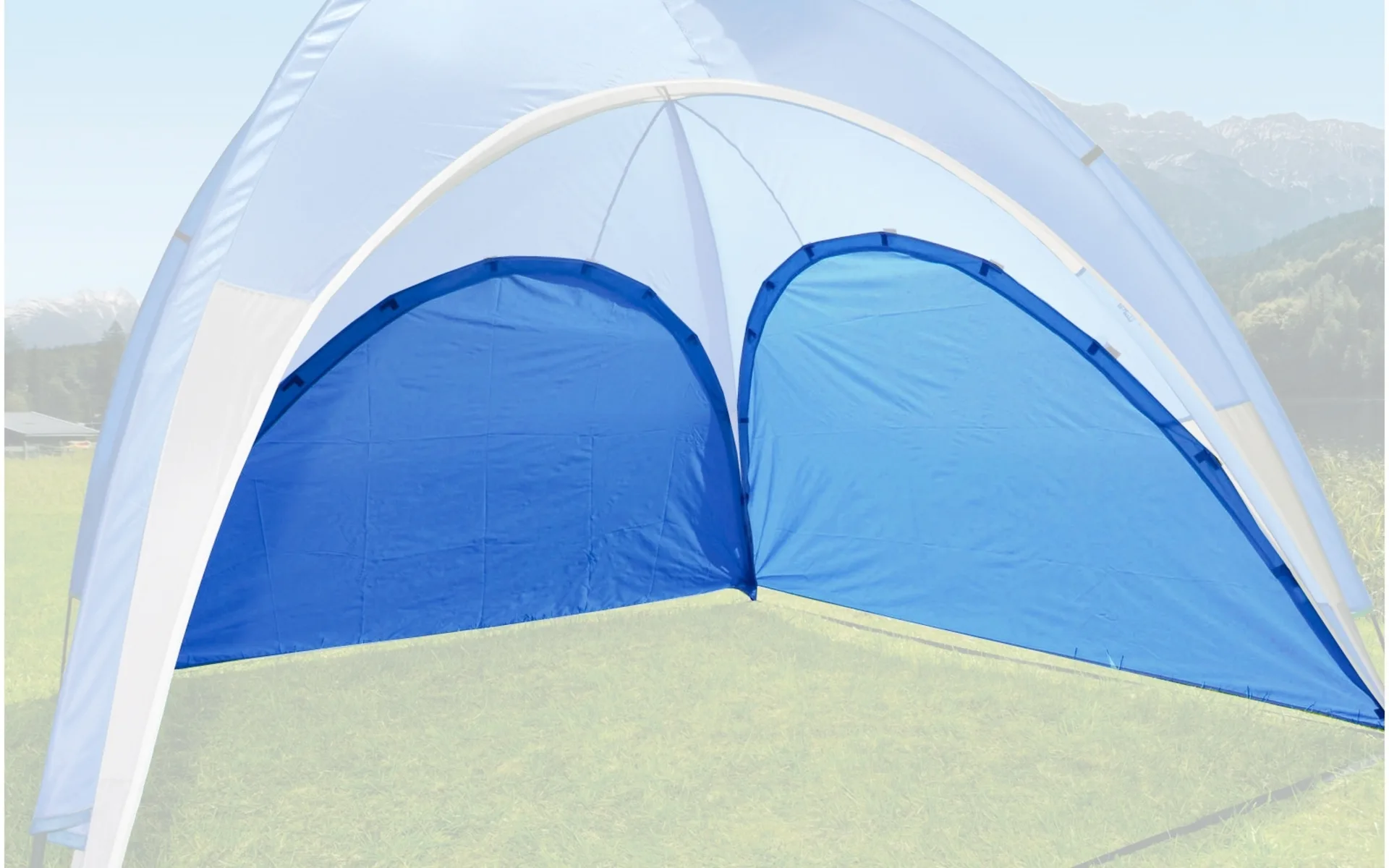 Paroi latérale Berger pour pavillon Bologna 1 pièce bleu
