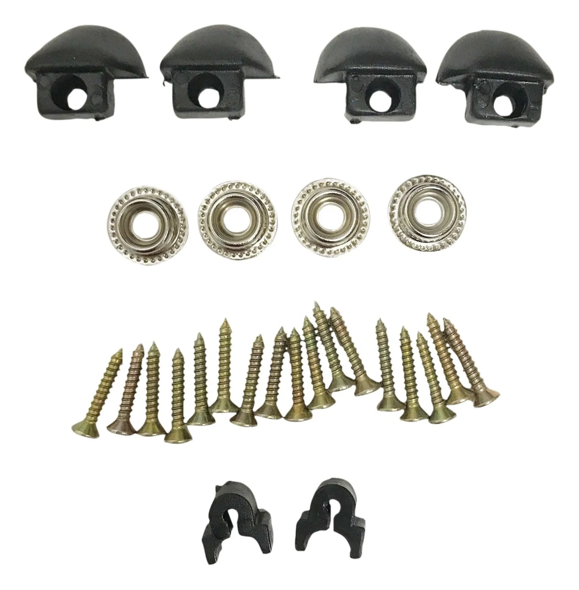 Kiravans Rideau set 2 pièces pour VW T5/T6 centre gauche pour pas de portes coulissantes standard noir