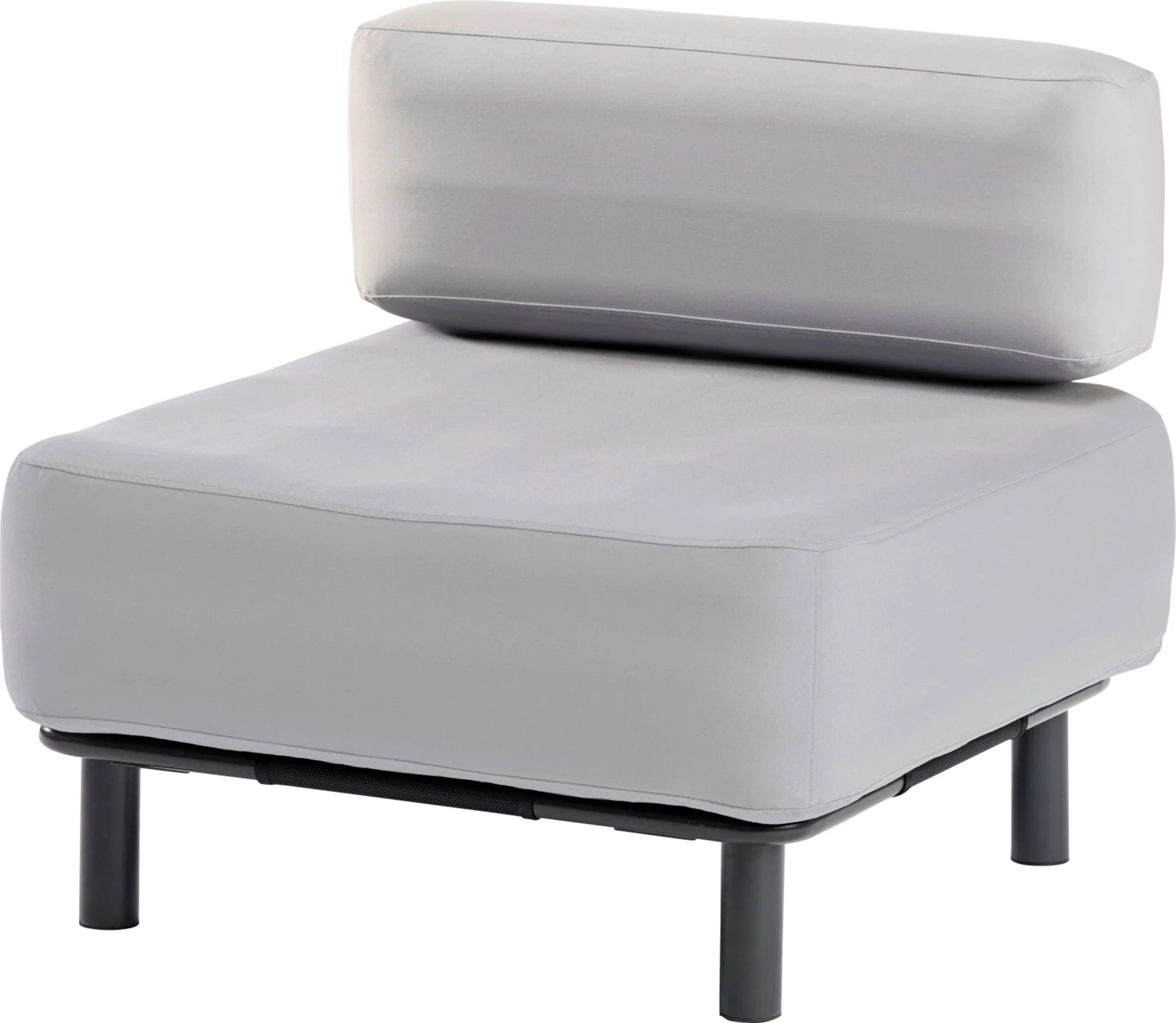 One Bar Element 2 aufblasbarer Lehnen-Sessel / Sitzelement Light Grey