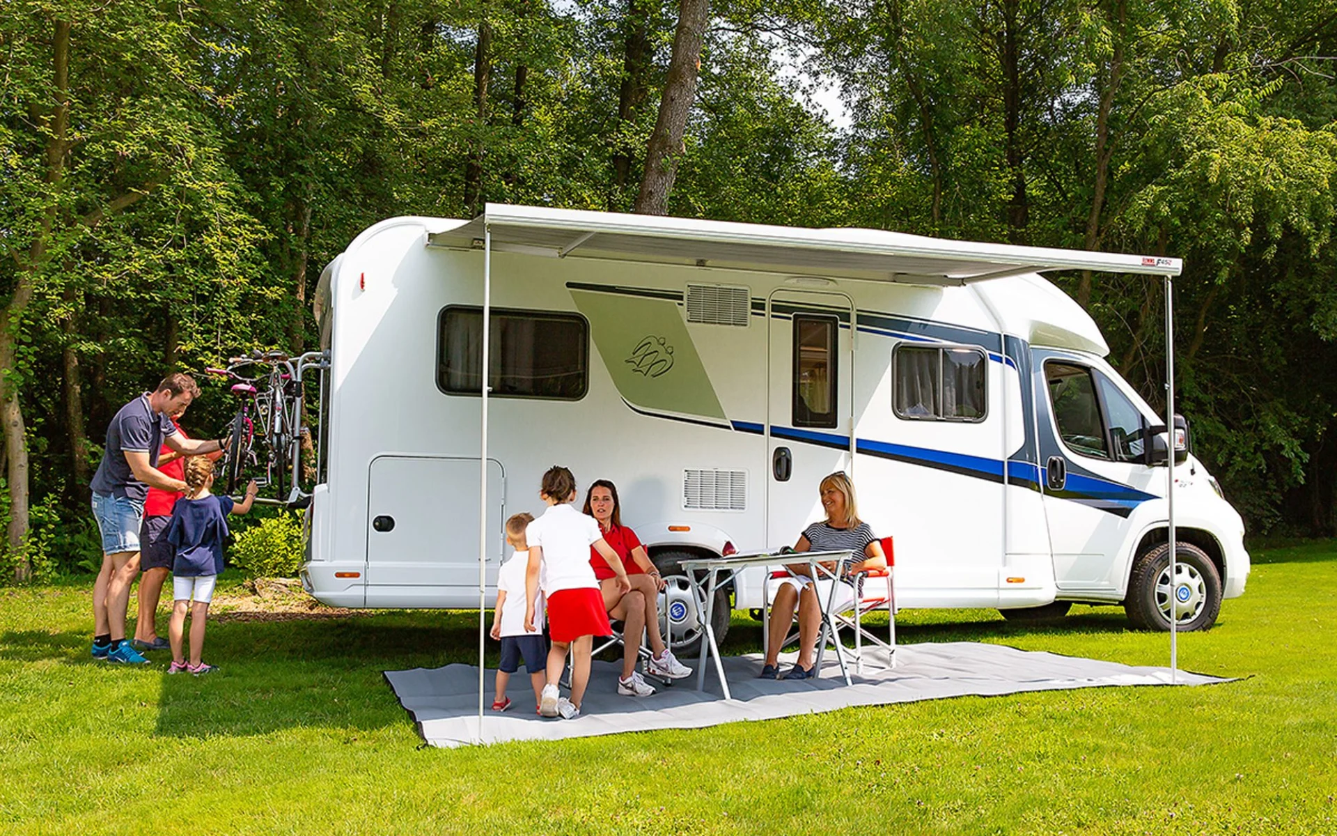 Fiamma Wandmarkise F45s 450 cm (Polar White / Royal Grey)