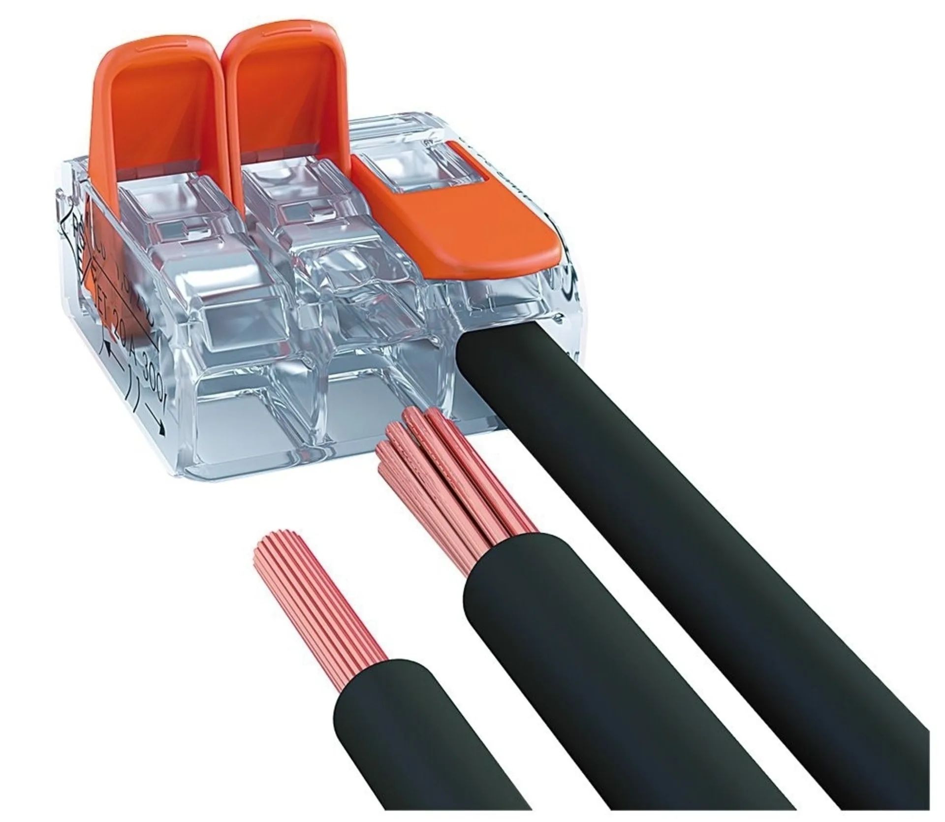 Borne de connexion 3 pôles jusqu'à 6.0mm2