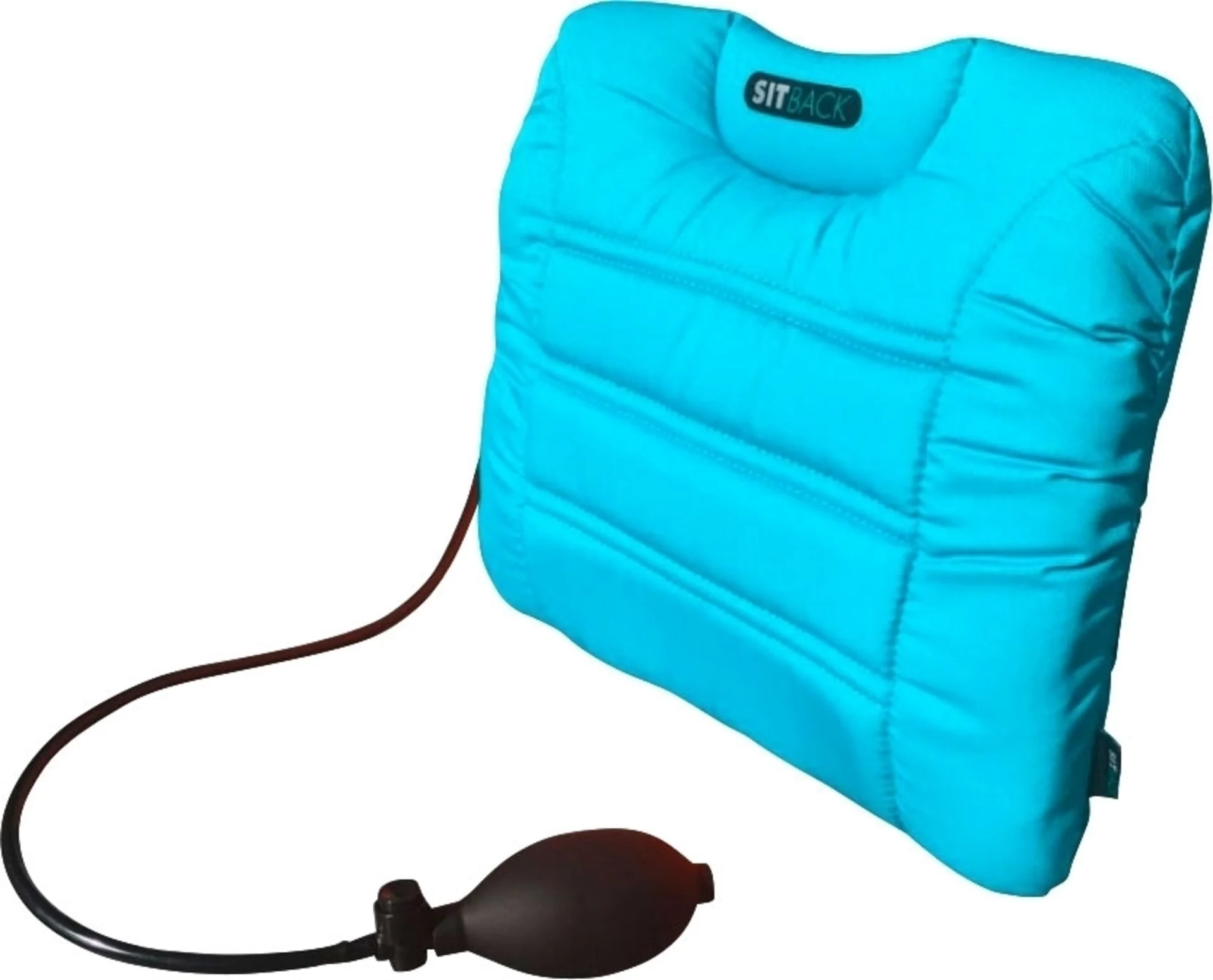 Coussin de dossier Sitback Air Living pour voiture, 31 x 26 cm, bleu des mers du Sud