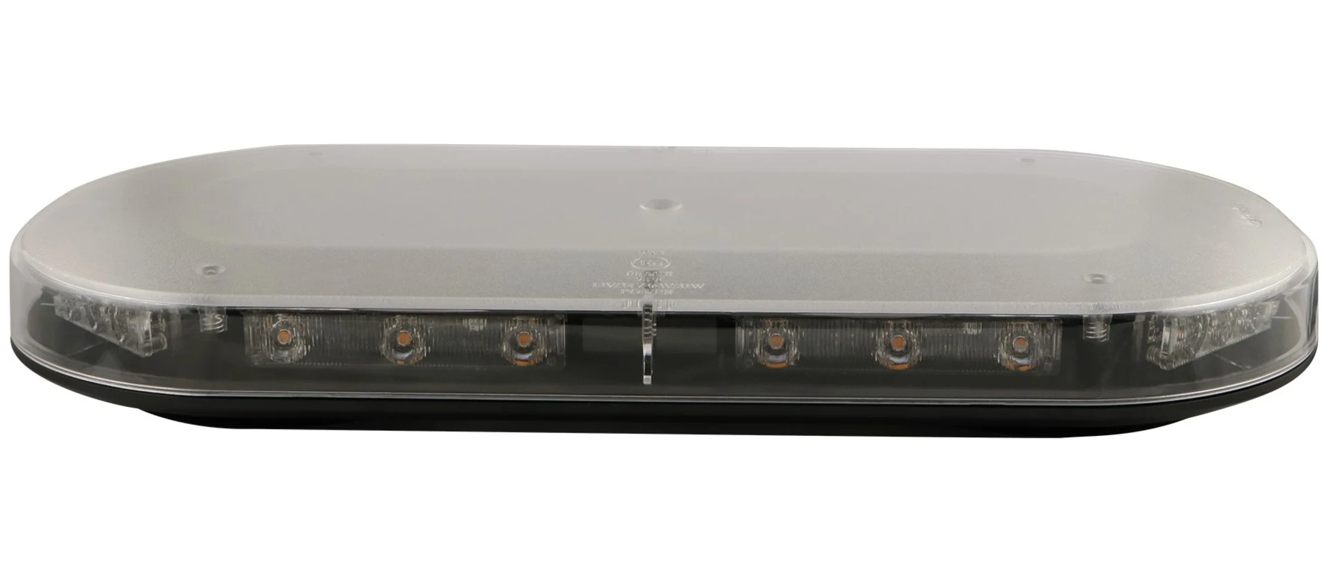 LED-Dachbalken 400 mm 12/24 V transparent Gelb 400 x 200 x 40 (57) mm, Magnetbefestigung