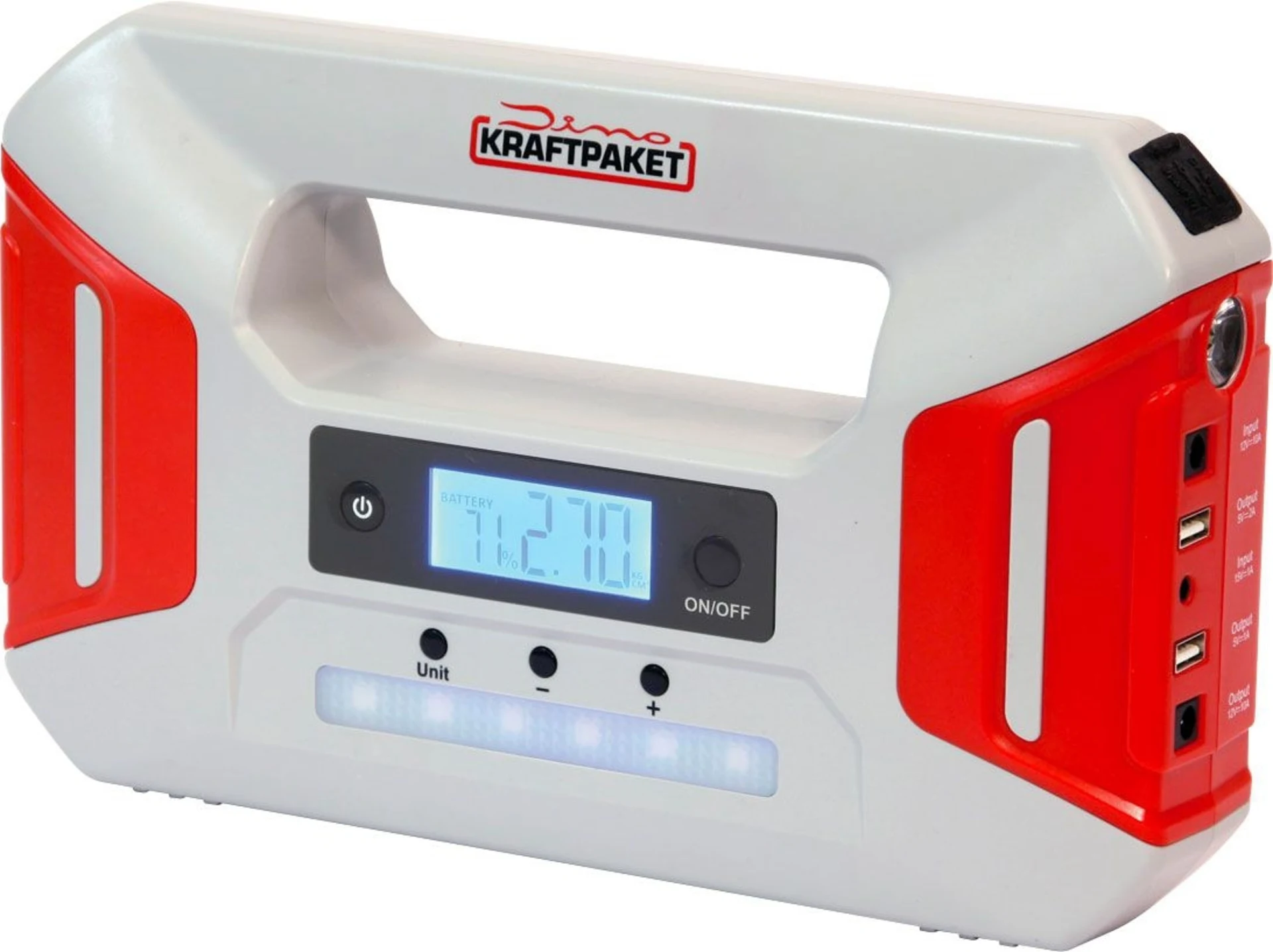 Dino Kraftpaket Starthilfegerät / Jumpstarter 12 V / 600 A