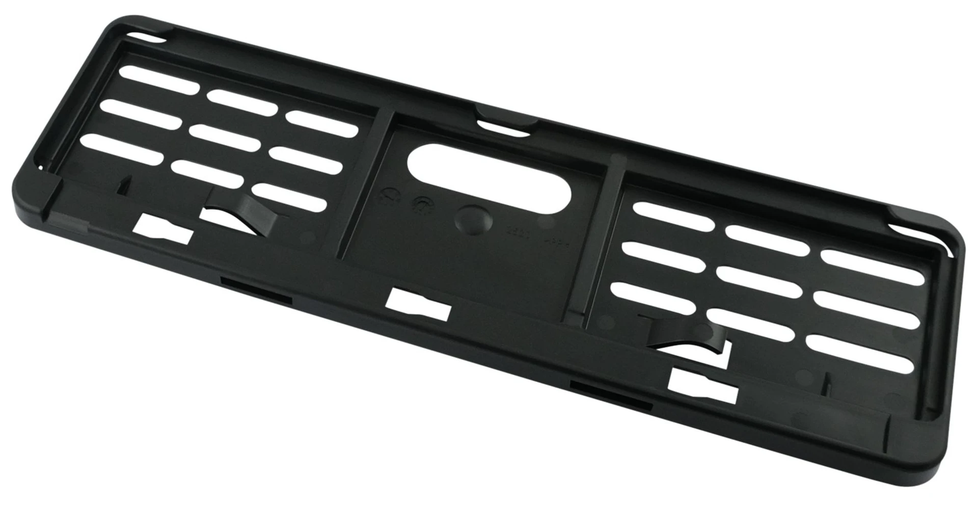 Support de plaque d'immatriculation noir avant Support de plaque d'immatriculation noir avant