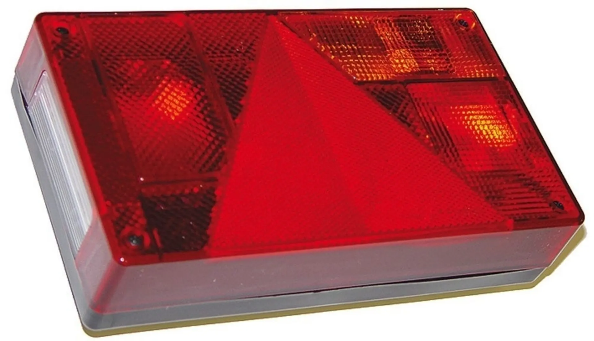 AJBA - Anhängerschlussleuchte rechts 12V 235x135x52mm AJBA-Stecker grün