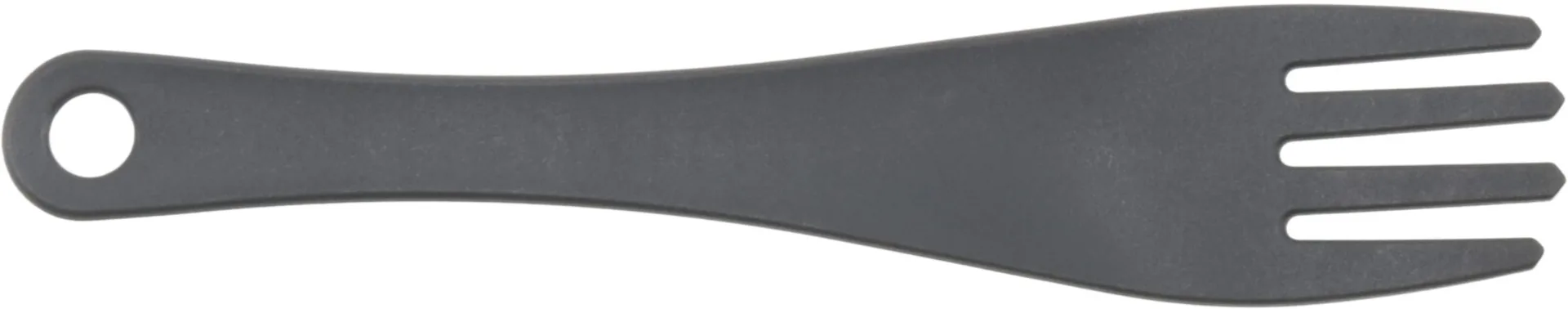 Besteckset 3-tlg. mit Haken - grau