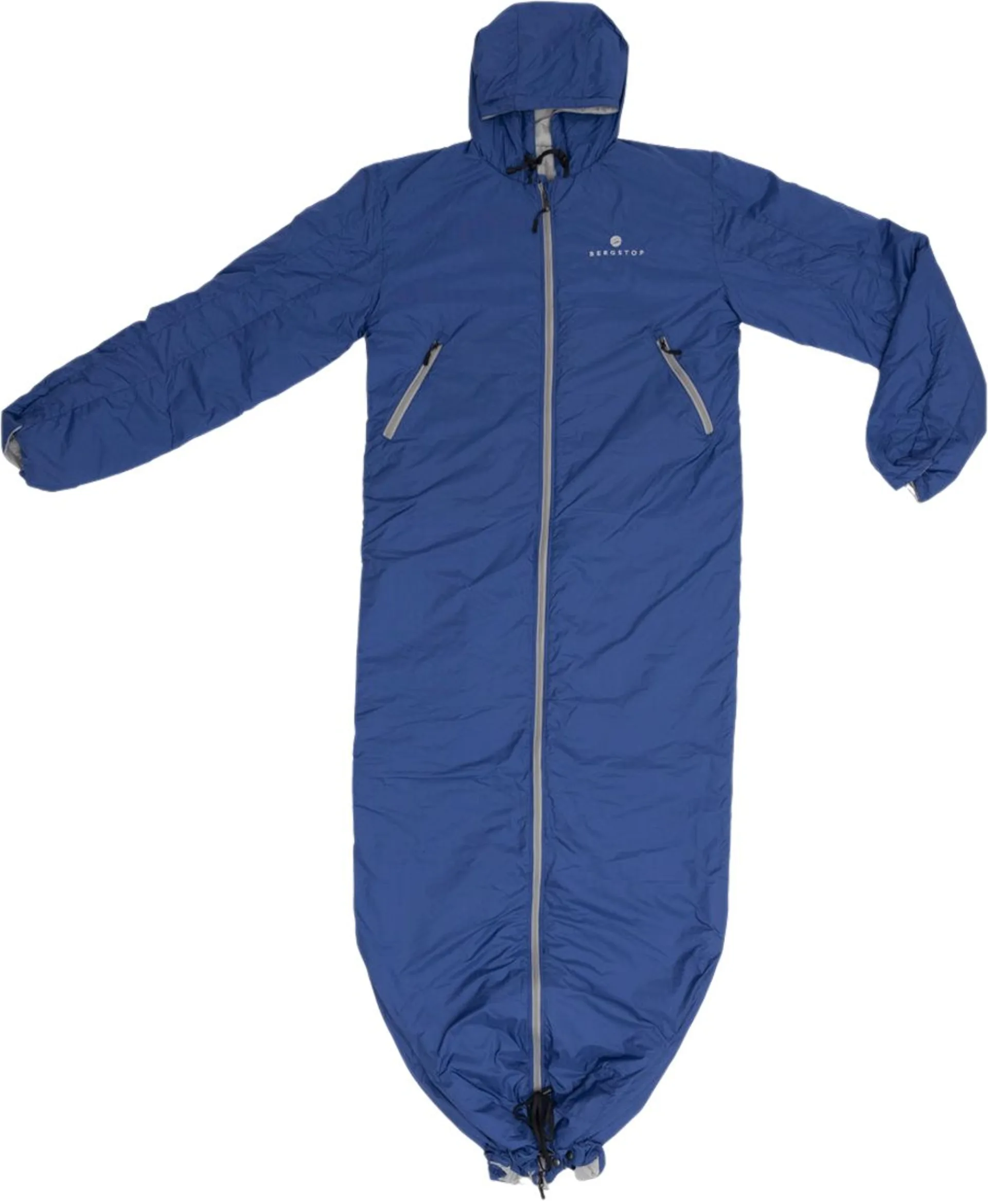 Bergstop Cozybag Comfort Multifunktionsschlafsack mit Ärmeln blau M 220 cm