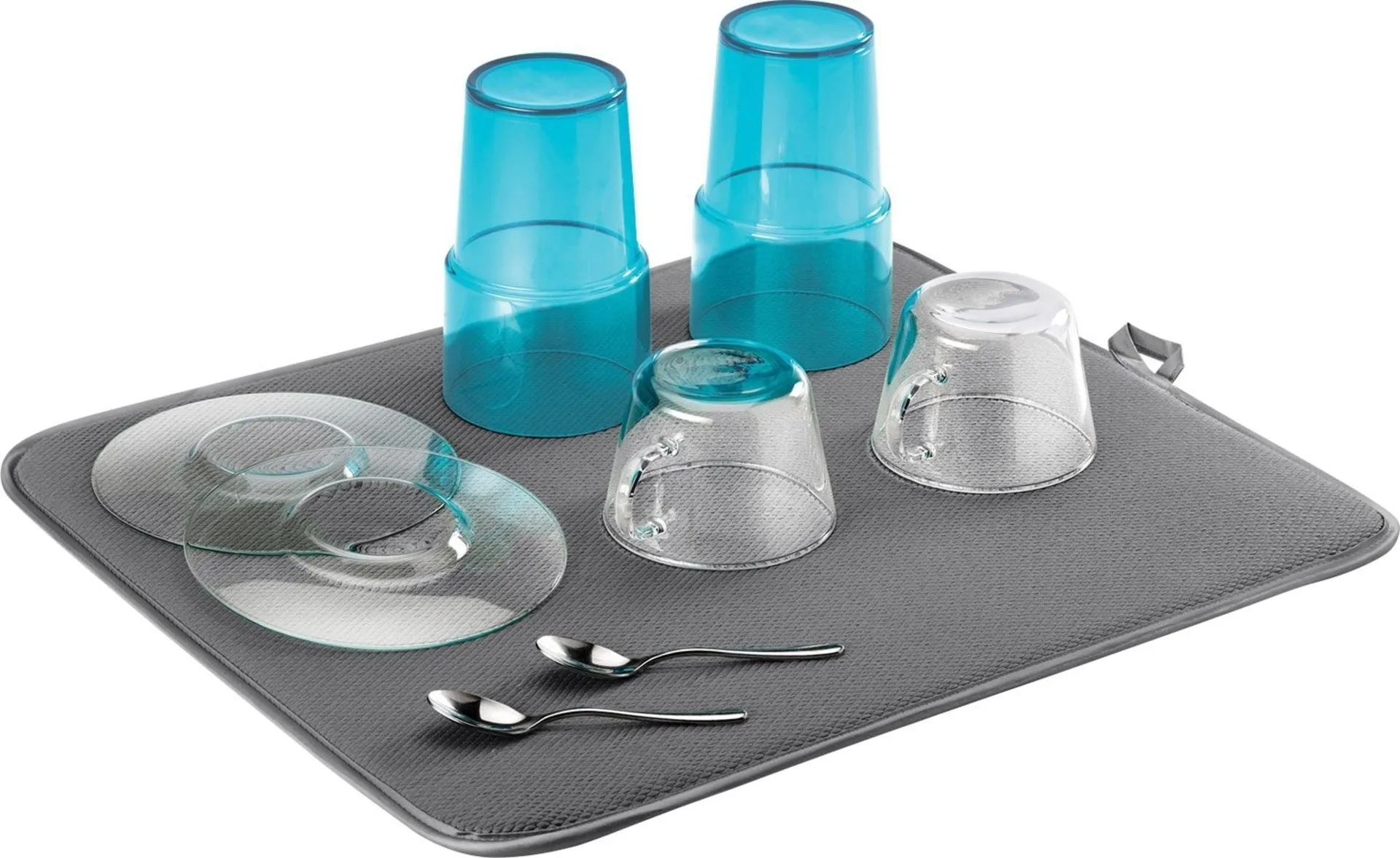 Metaltex Softex Microfaser Abtropfmatte anthrazit