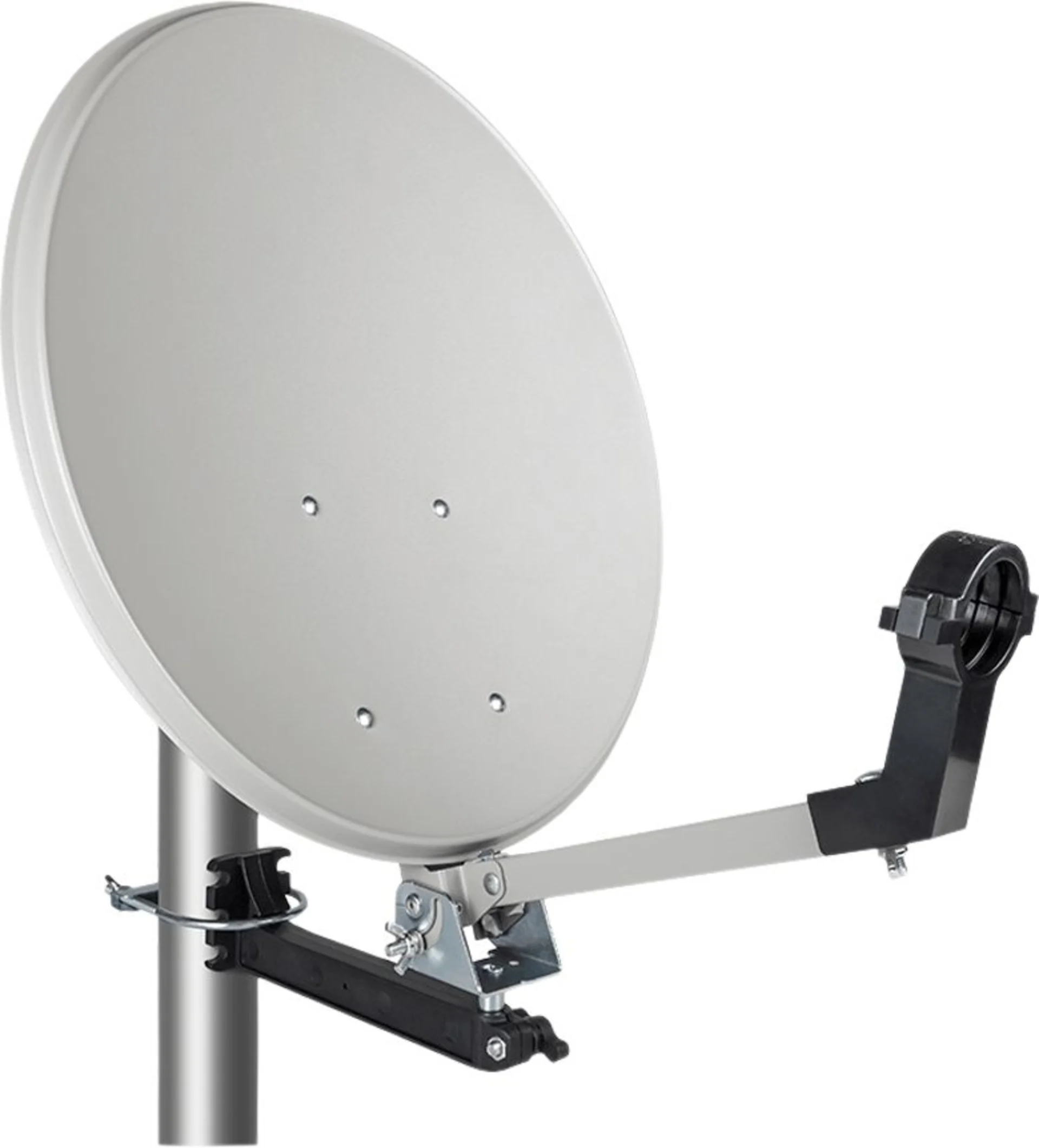 Installation satellite mobile Megasat avec récepteur HD dans une valise de camping