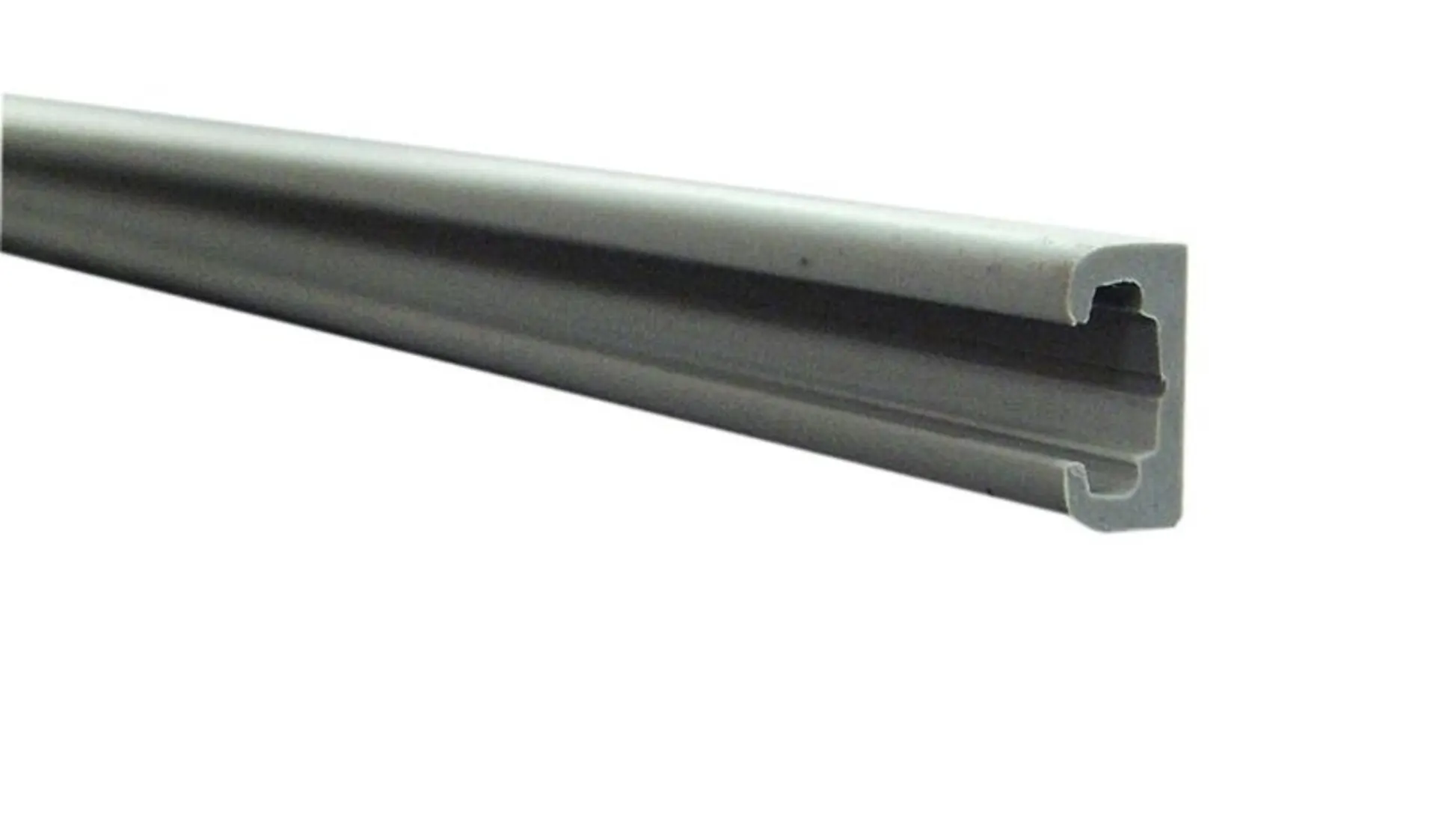 Kunststoff Gardinenleiste 2.2m in Grau
