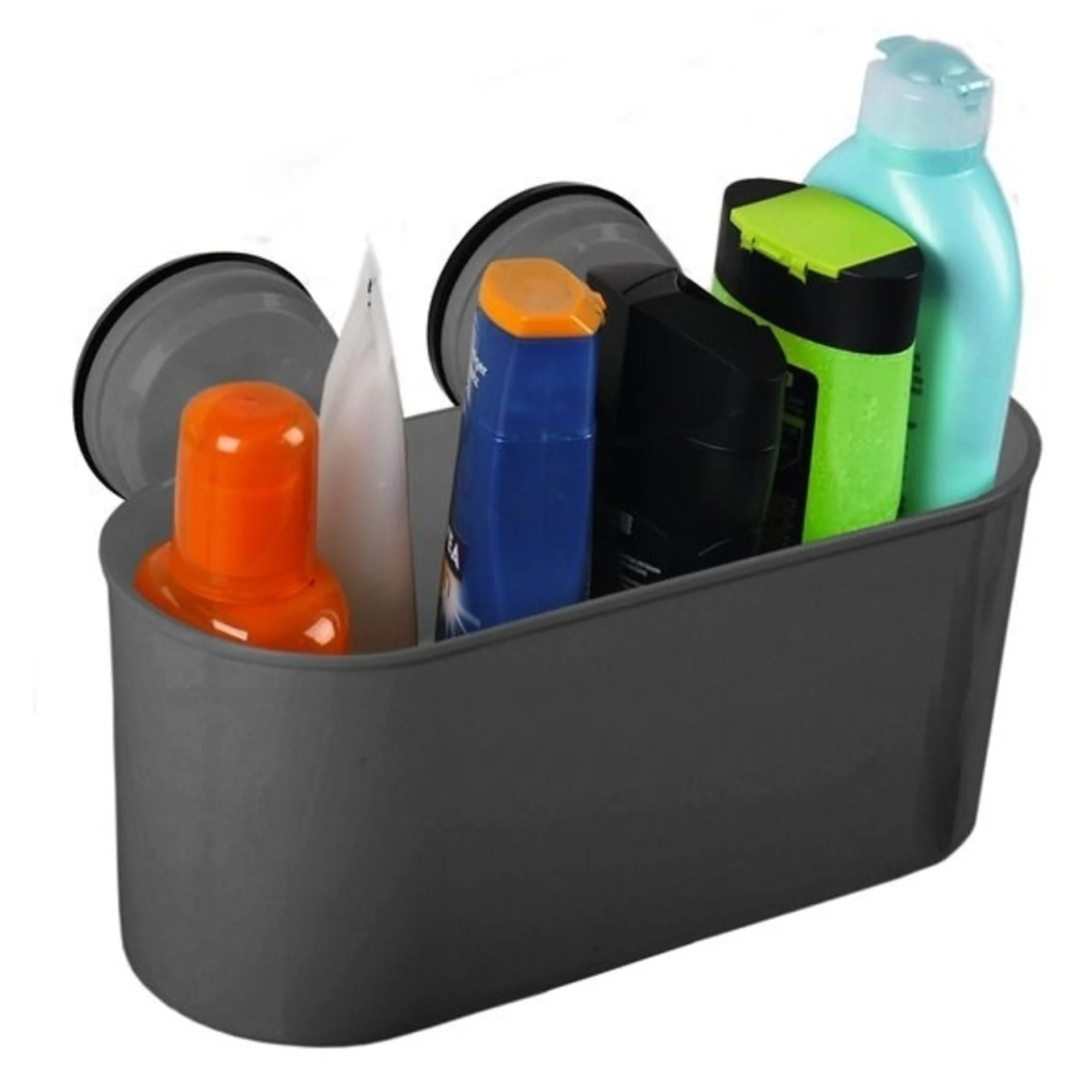 Boîte de rangement anthracite avec 2 ventouses jusqu'à 6kg
