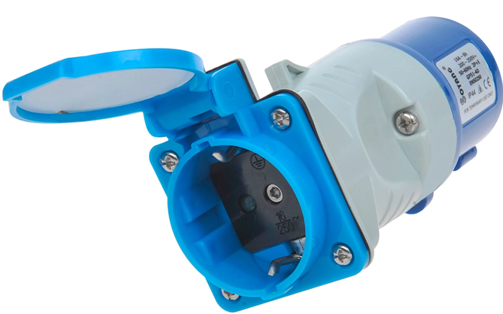 PAT Adapter Kupplung von CEE nach Schuko Steckdose PAT Adapter Kupplung von CEE nach Schuko Steckdose