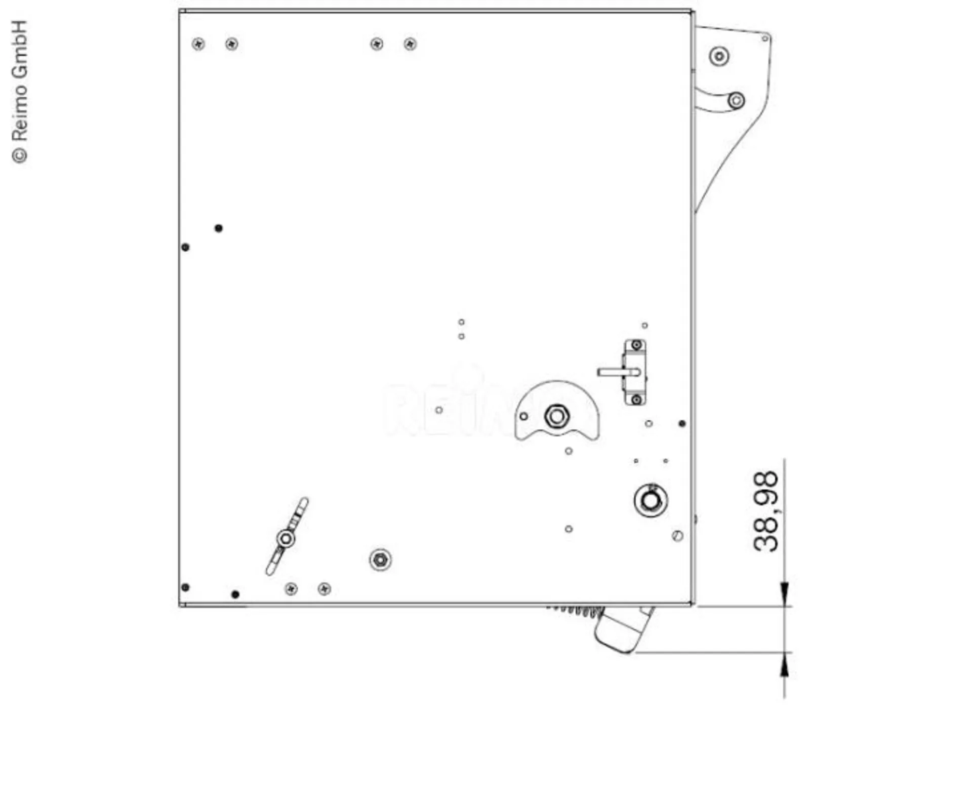 Serie U Trittstufe 3-stufig - 550 mm - 12 V