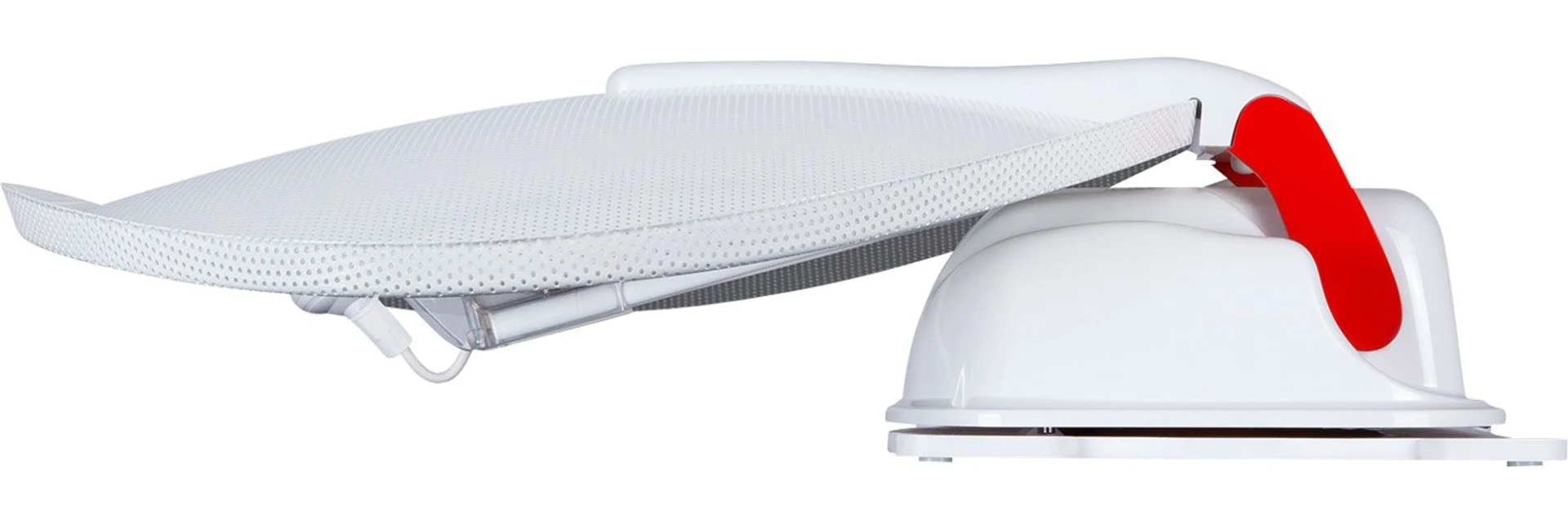Alden AS2 80 HD Ultrawhite vollautomatische Sat-Anlage Single-LNB inkl. S.S.C. HD-Steuermodul und Ultrawide LED TV 18,5 Zoll