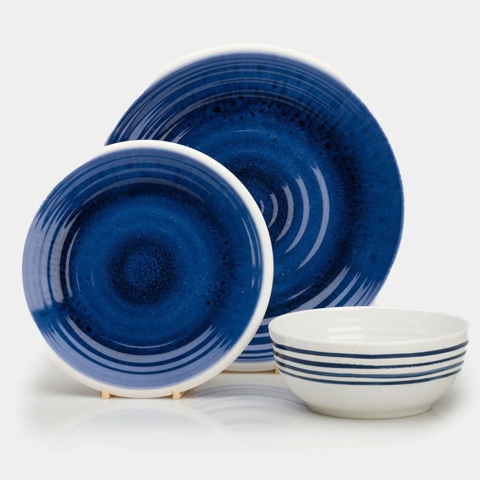 Flamefield Azure Geschirr-Set 12-tlg. für 4 Personen