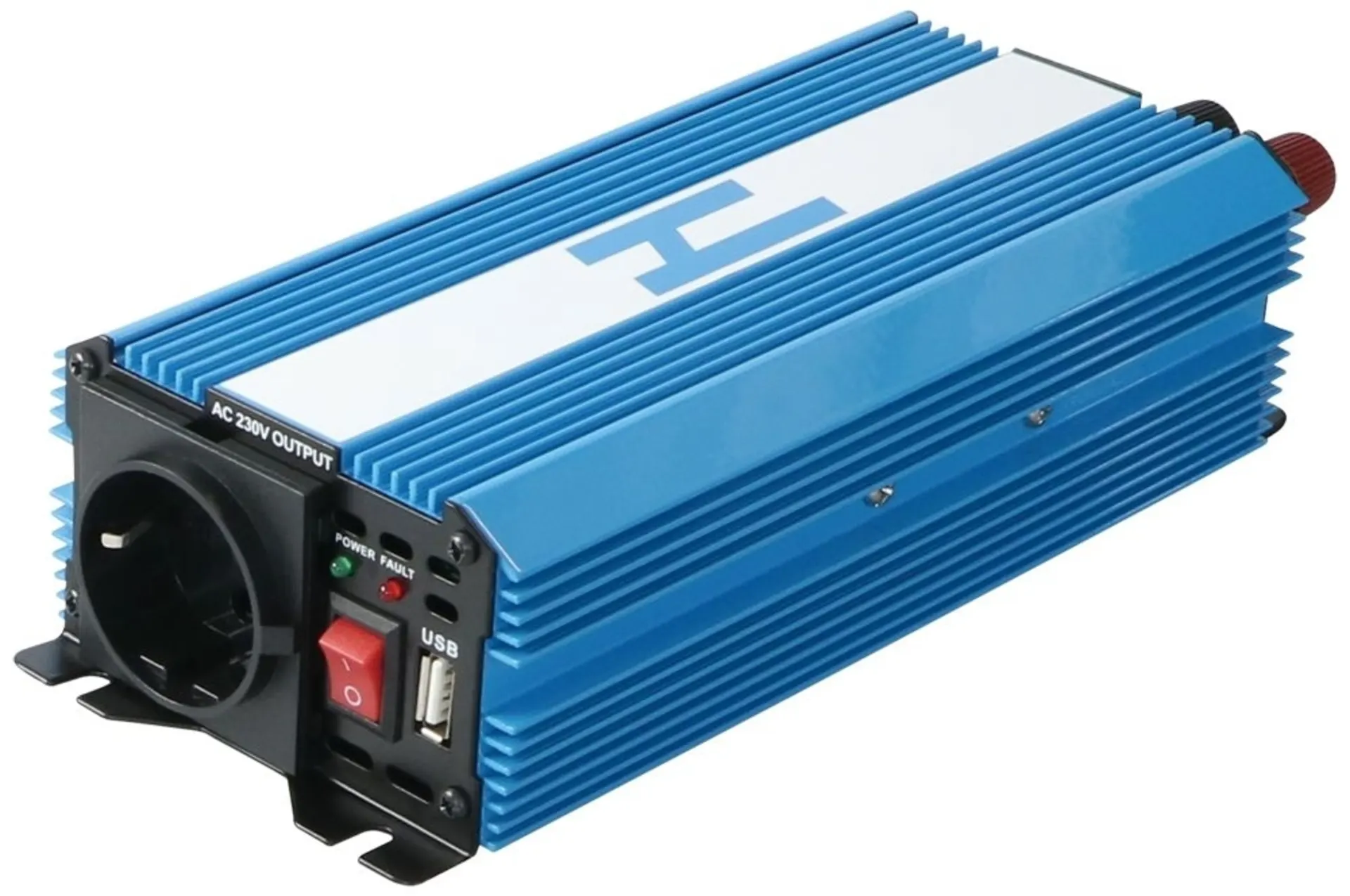Onduleur 12 -> 230 V, 600 W, 230 x 100 x 60 mm, onde sinusoïdale modifiée Onduleur 12 -> 230 V, 600 W, 230 x 100 x 60 mm, onde sinusoïdale modifiée