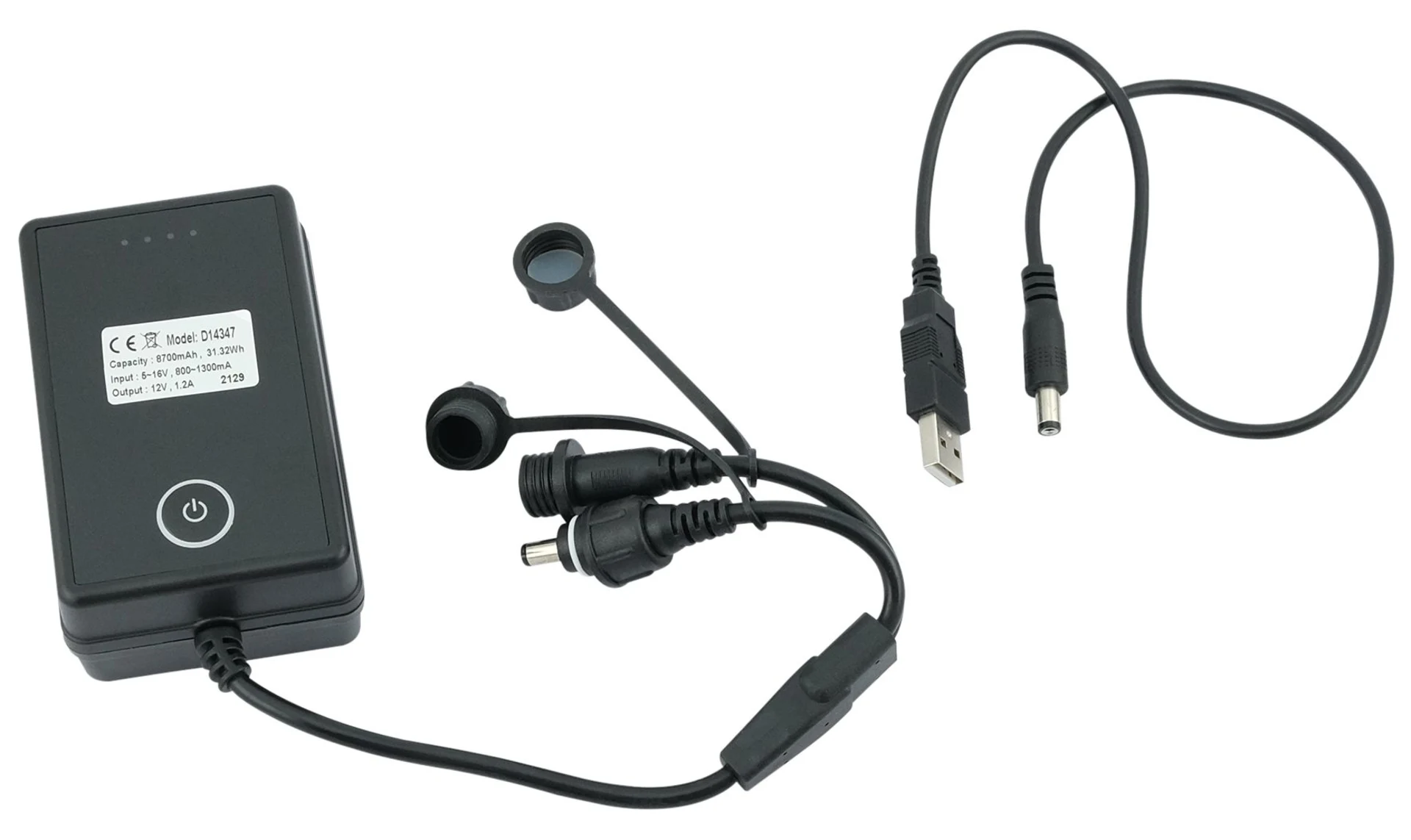 Akku mit Magnethalt. für Rückfahrkameras 12 V / 1.2 A 3.6 V / 8’700 mAh, Funktionsdauer 9 - 10 h, Ladezeit 8 h, IP69K, ohne Ladegerät