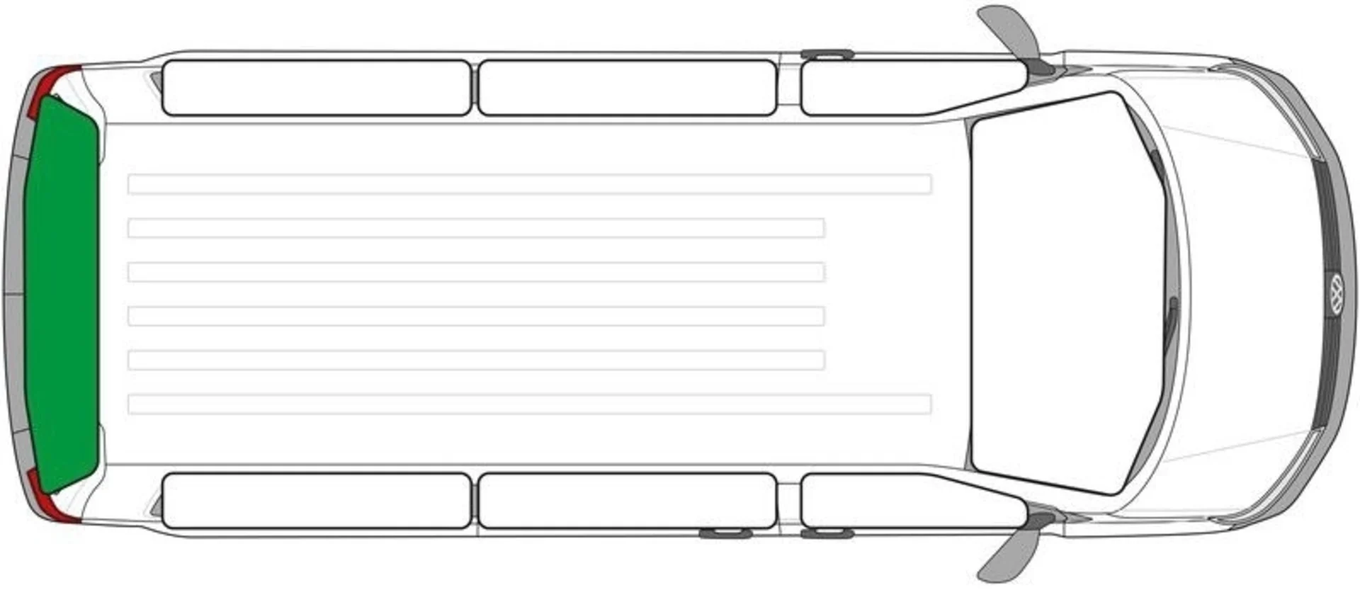 Isoflex Thermomatte für Fiat Ducato ab Baujahr 2006-2014 (Hecktüren-Set)