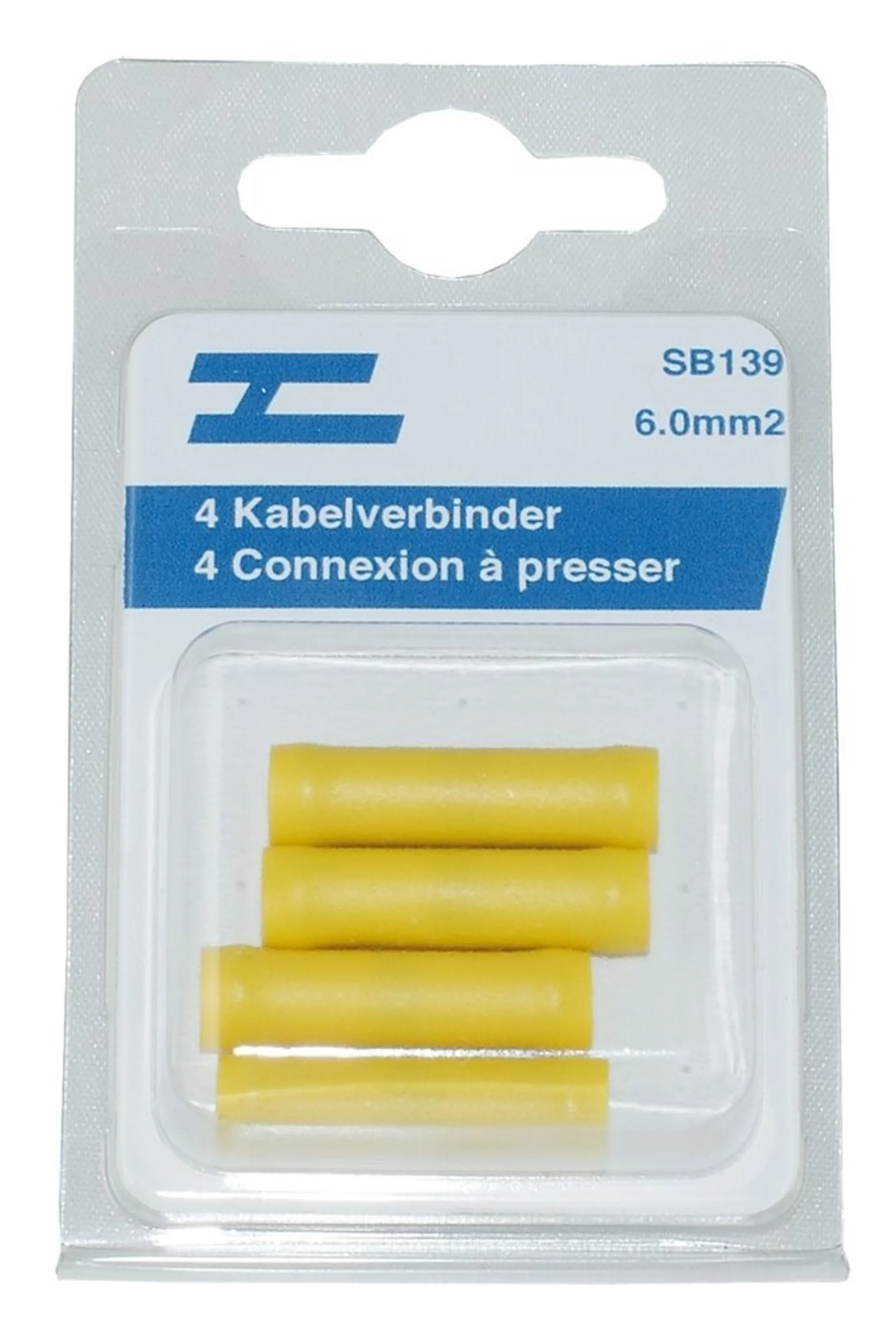 Kabelverbinder gelb 6mm2 6.0mm2 / 4 Stk