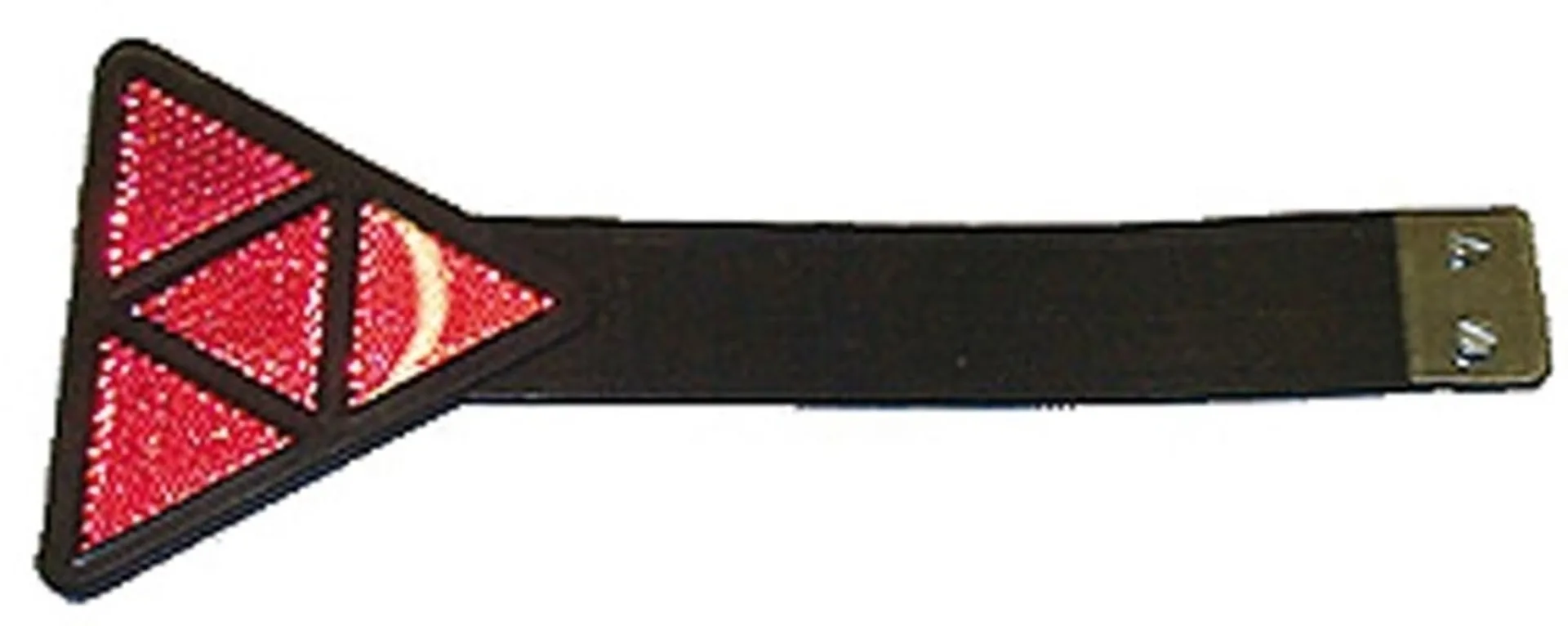 WEGU Catadioptre triangulaire pivotant rouge