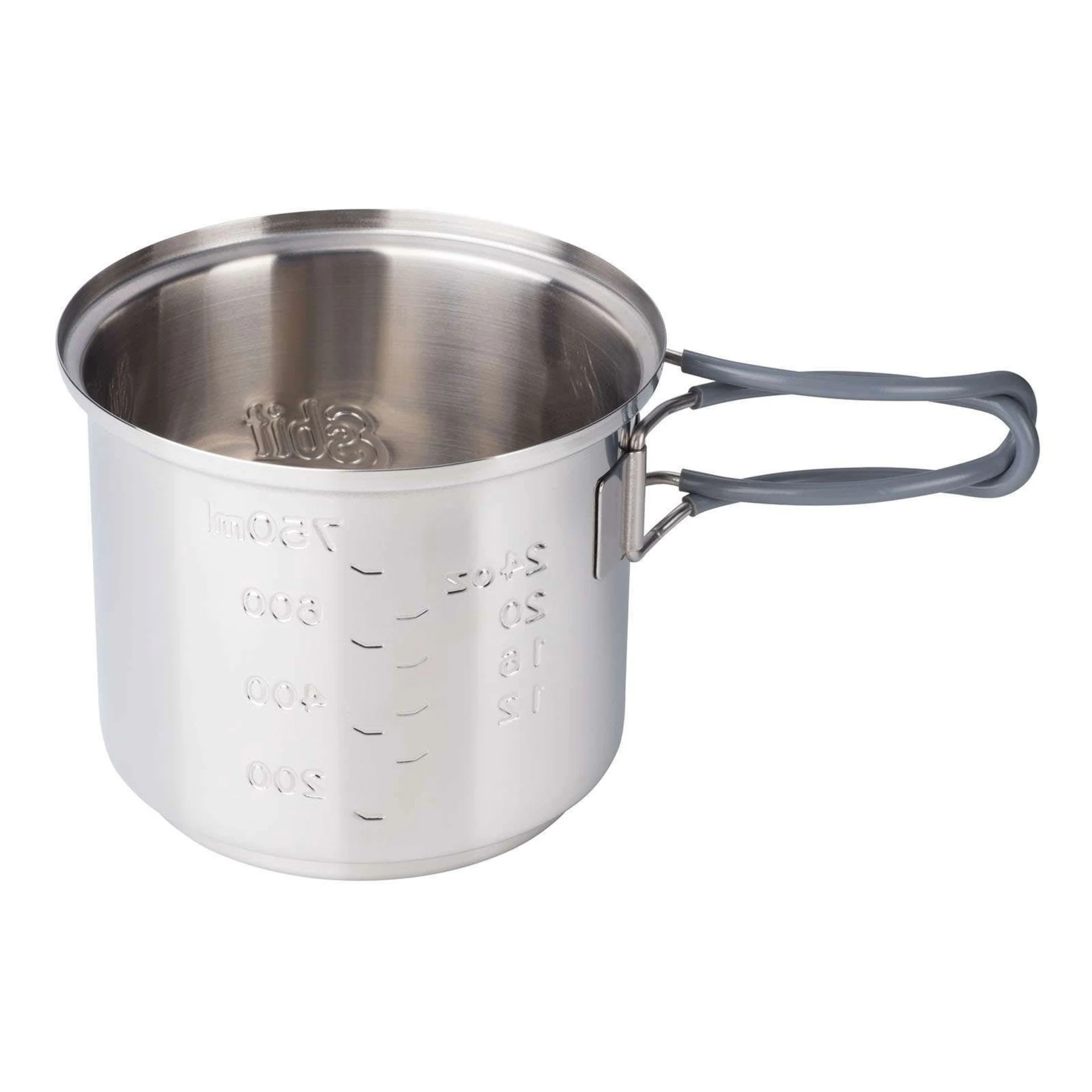 Esbit Spiritus-Kochset, 470 ml / 985 ml 18/8 Edelstahl Esbit Spiritus-Kochset, 470 ml / 985 ml 18/8 Edelstahl