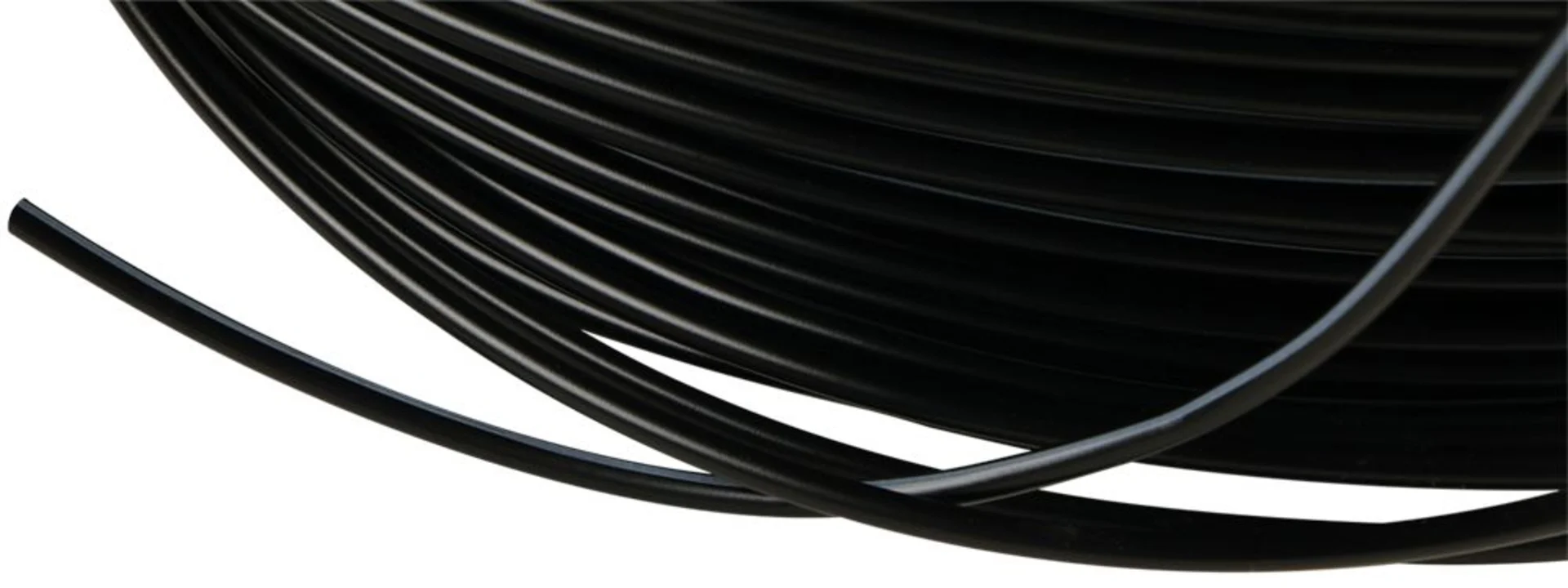 PVC-Plastikschlauch schwarz ** 500 m ** ø 4 mm