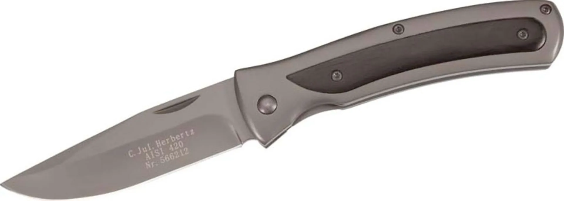 Herbertz Taschenmesser schwarz