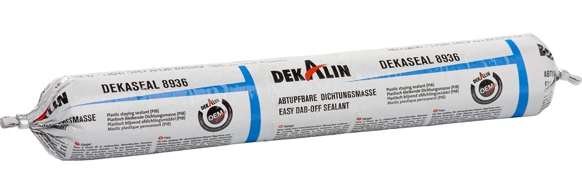 Dekalin Dekaseal 8936 Mastic d'étanchéité détachable noir 560 ml