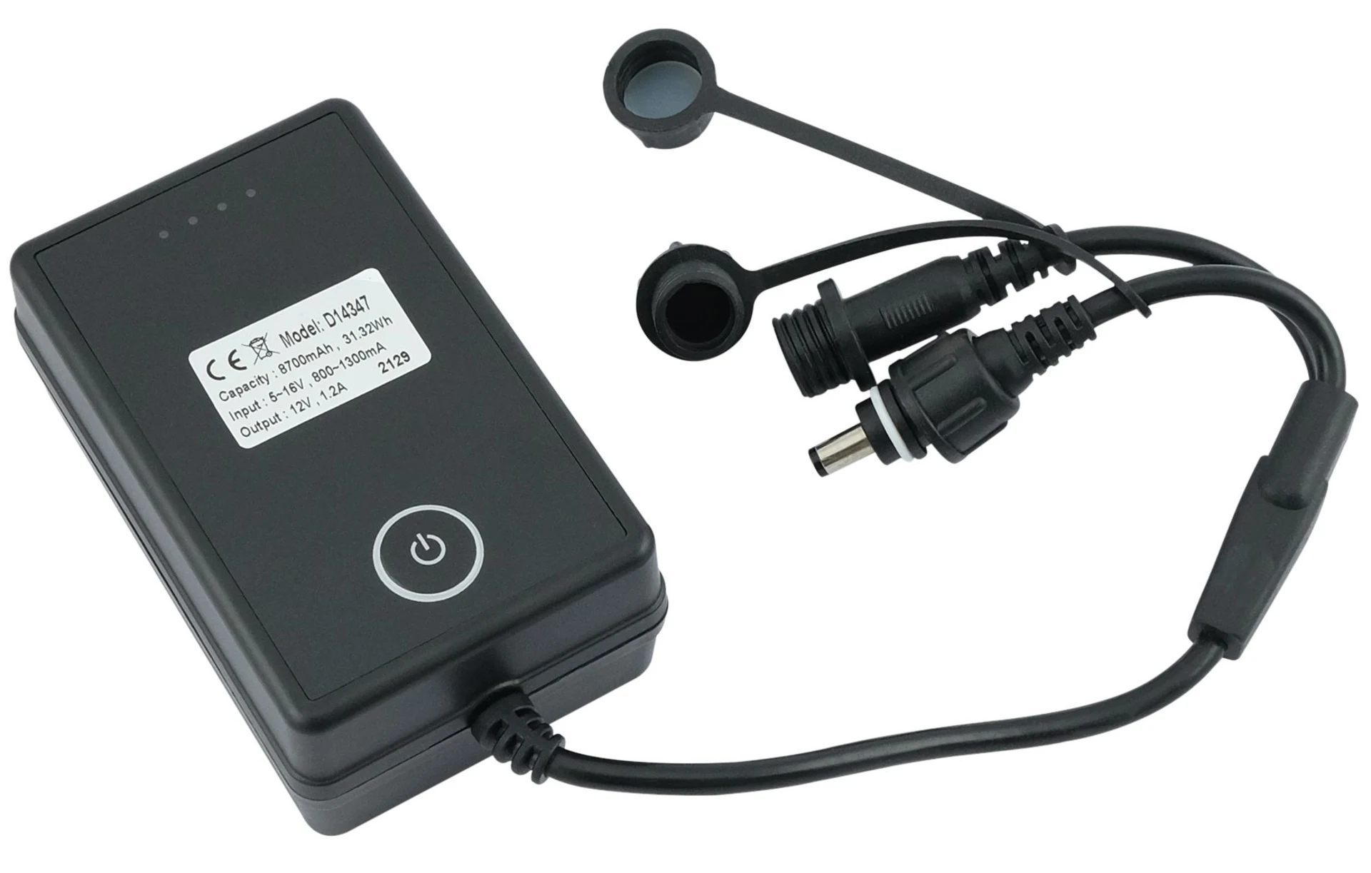 Akku mit Magnethalt. für Rückfahrkameras 12 V / 1.2 A 3.6 V / 8’700 mAh, Funktionsdauer 9 - 10 h, Ladezeit 8 h, IP69K, ohne Ladegerät