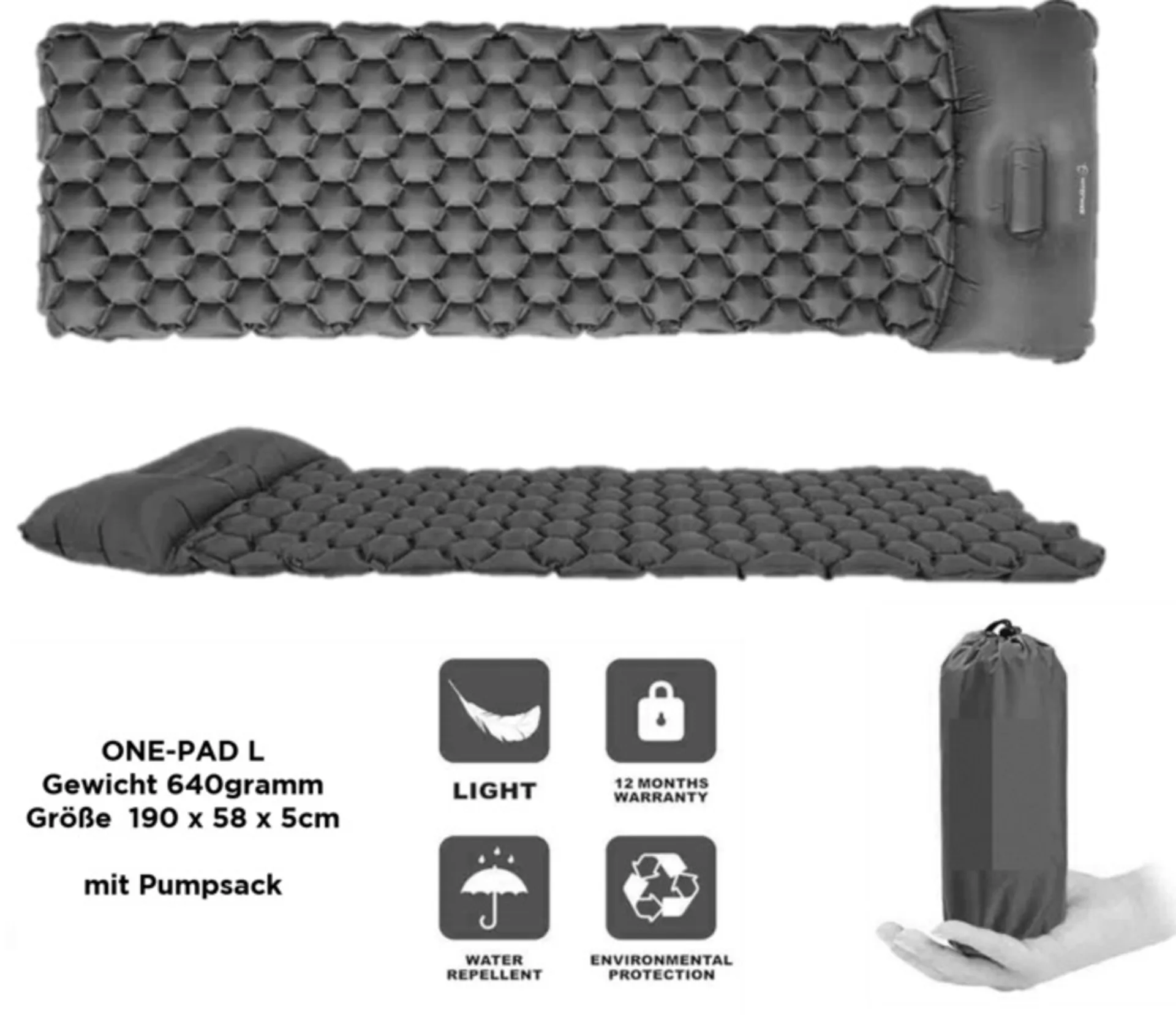 Matelas gonflable One-Pad L