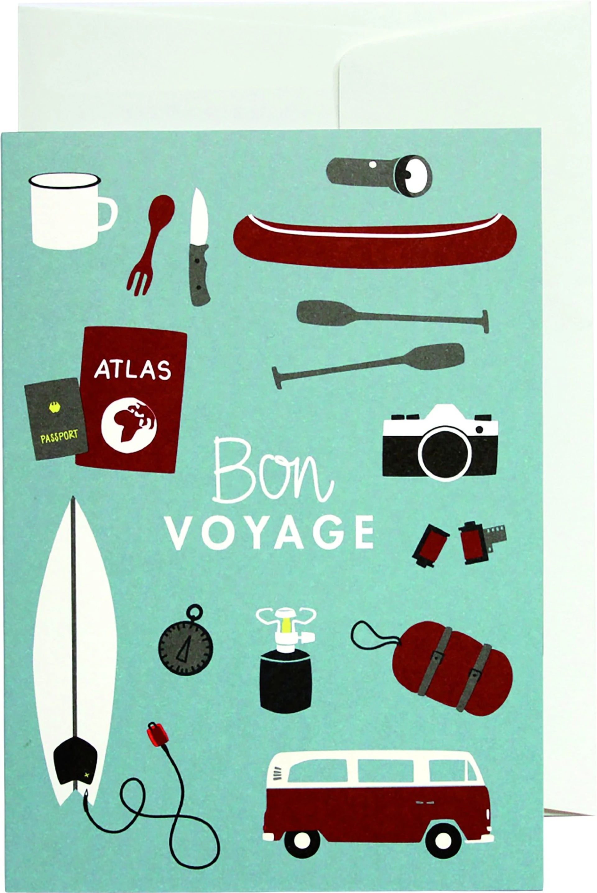 Carte de vœux Bus adventure
