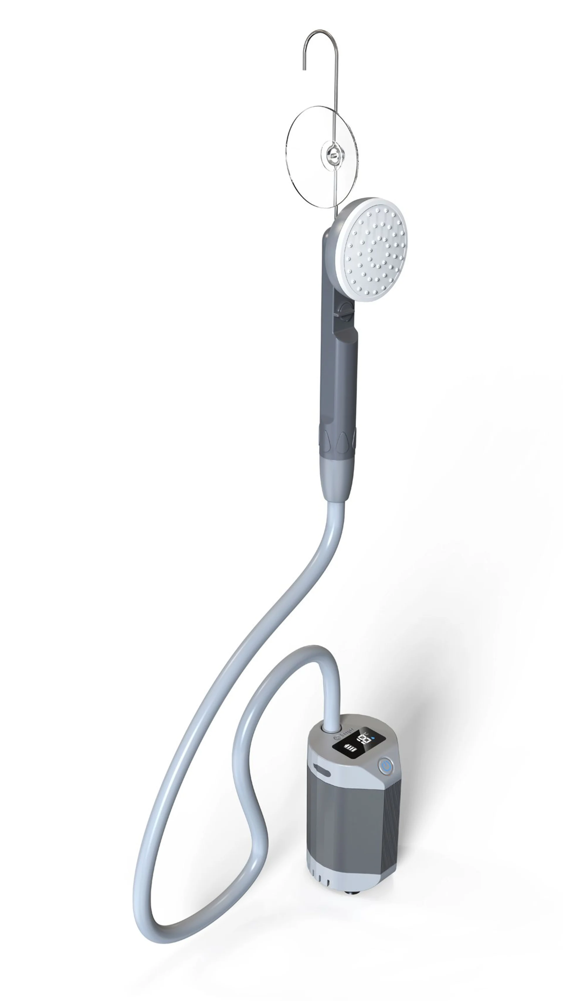 Berger Outdoor Dusche mit digitaler Anzeige