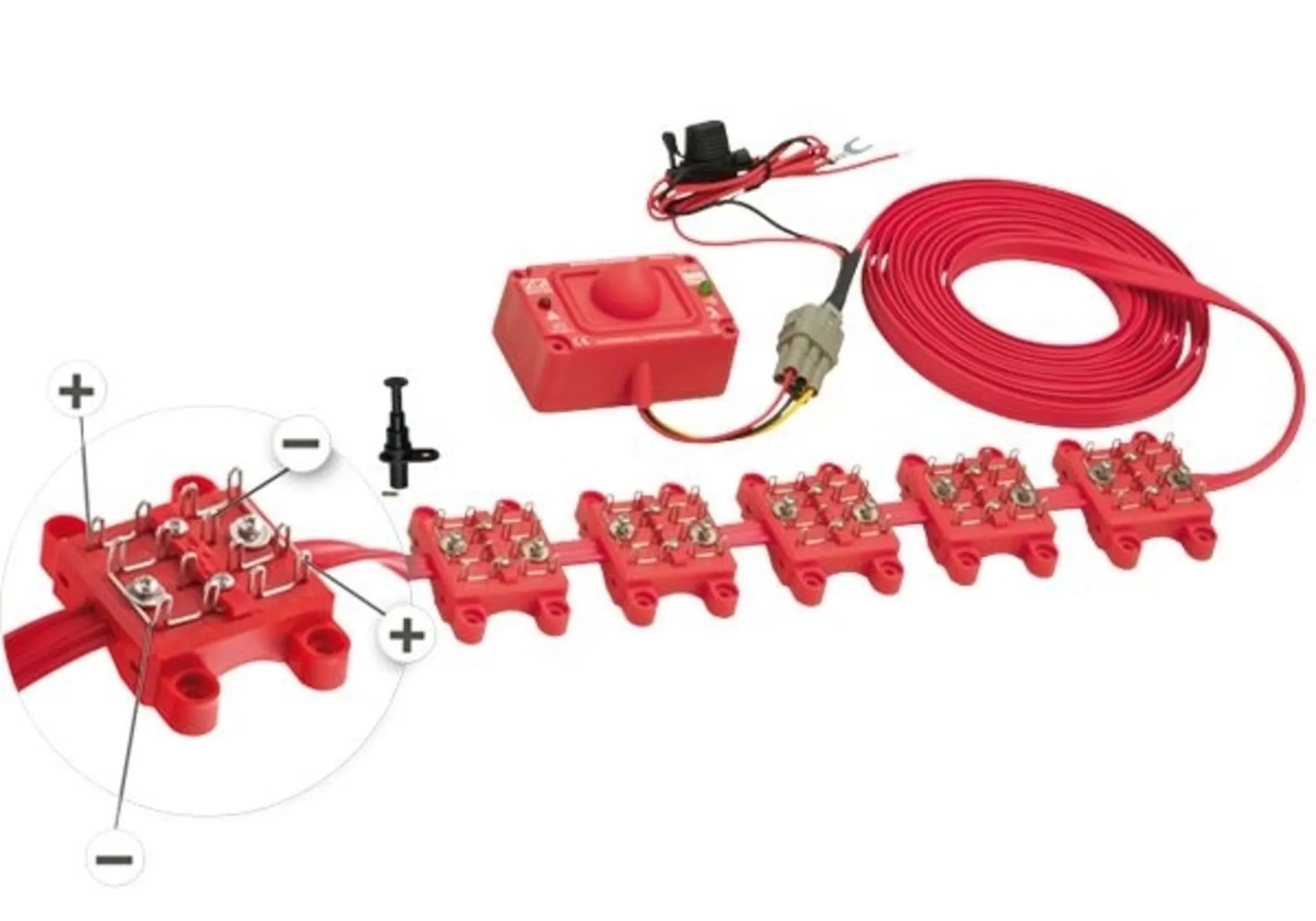 K&K Hochspannung Marderschutz mit Kontaktbürsten Wasserdicht IP65, 12 V, 115 dB, 250 - 300 V