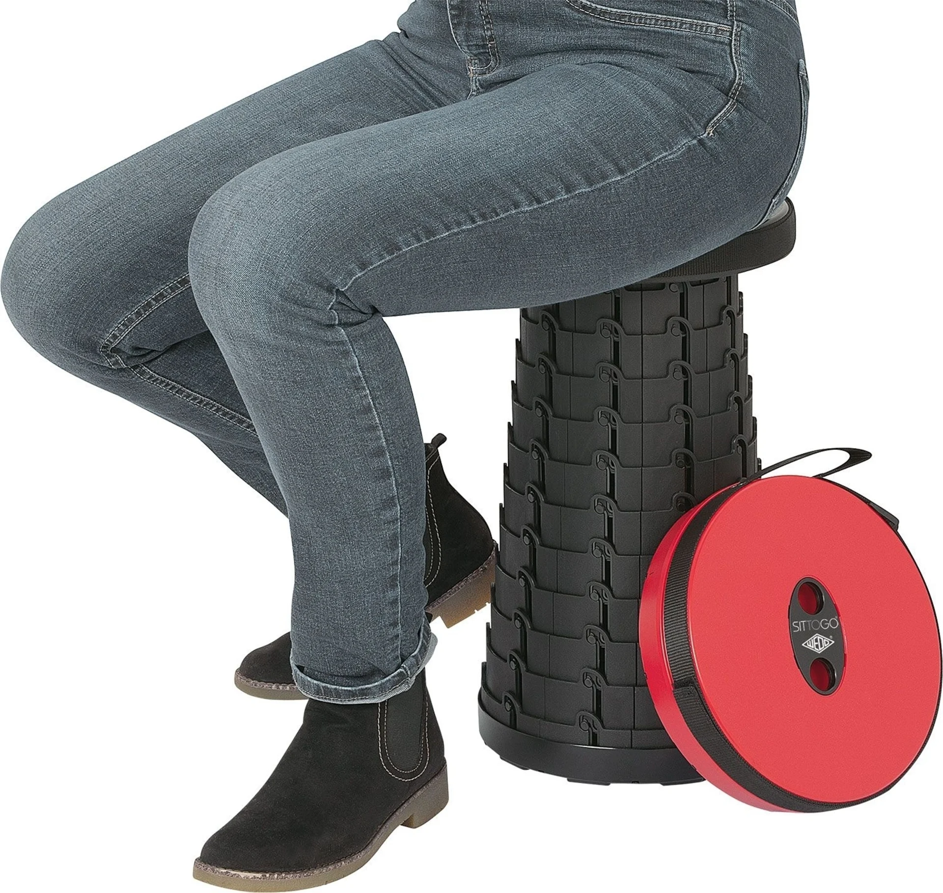 Wedo Sittogo Teleskophocker rot