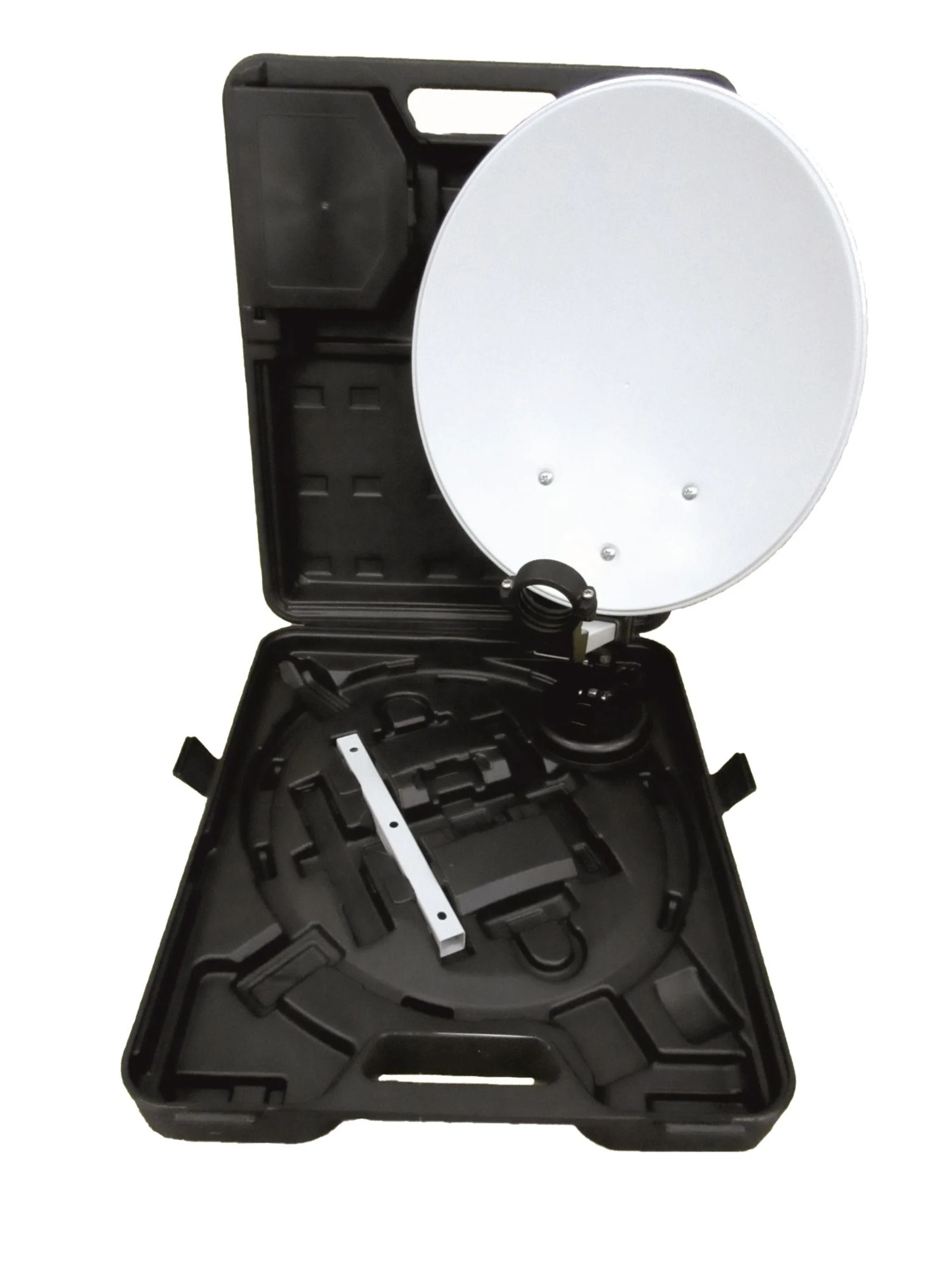 Easyfind Falcon Mobile Sat-Anlage Campingkoffer Komplettset inkl. 24 Zoll LED Fernseher