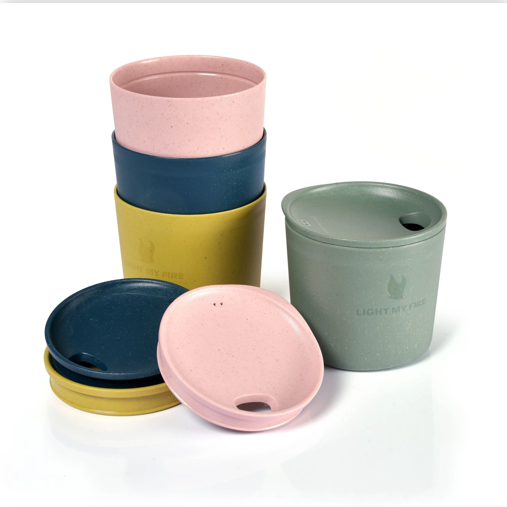 Light My Fire MyCup'n Lid short Bio 4er Pack nature