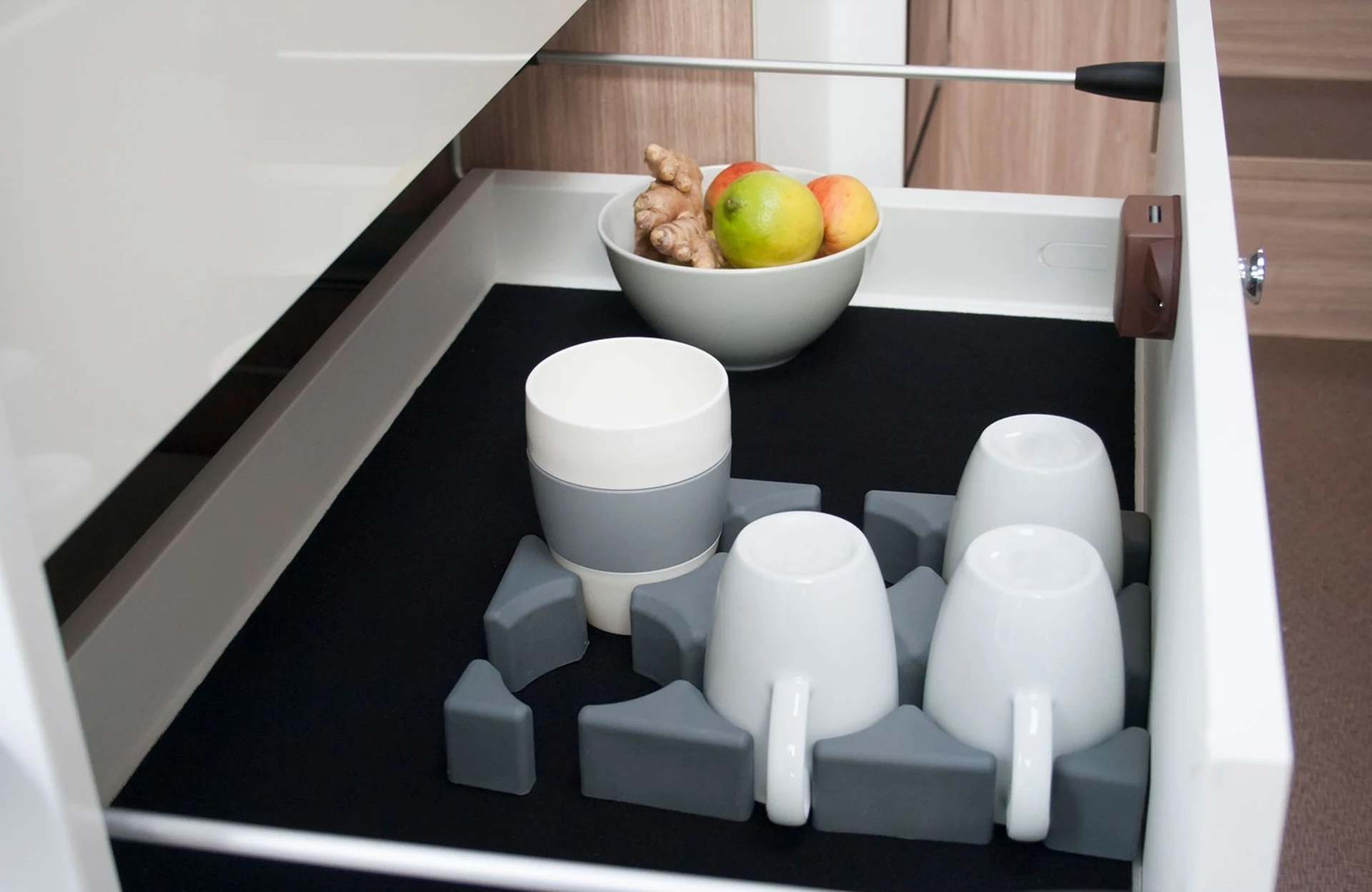 Purvario by Dörr Vario System Modul 1 6er Glas- / Tassenhalter (niedrig)