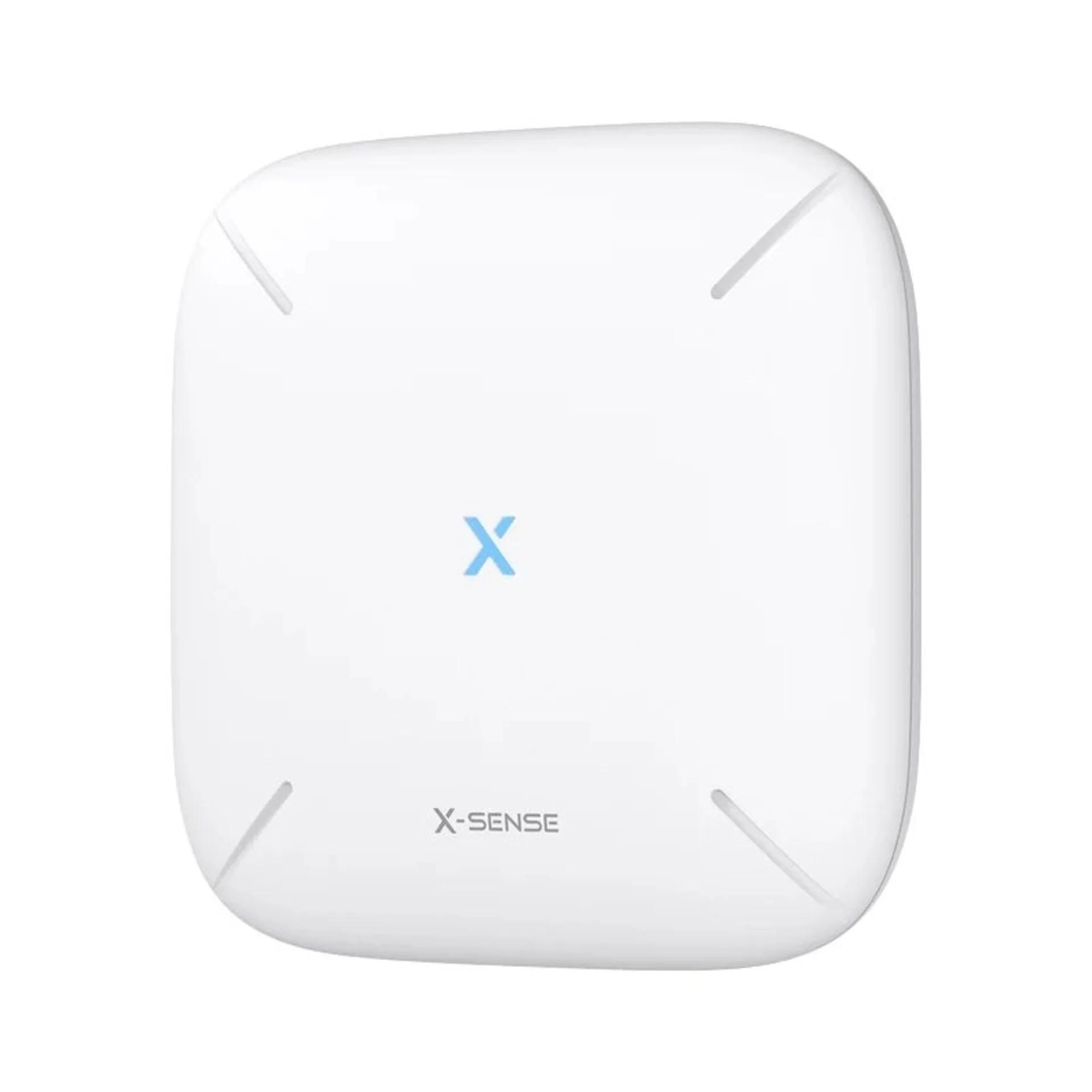 La station de base du détecteur de fumée X-Sense se connecte au Wi-Fi (2,4 GHz) et peut prendre en charge jusqu'à 50 détecteurs La station de base du détecteur de fumée X-Sense se connecte au Wi-Fi (2,4 GHz) et peut prendre en charge jusqu'à 50 détecteurs