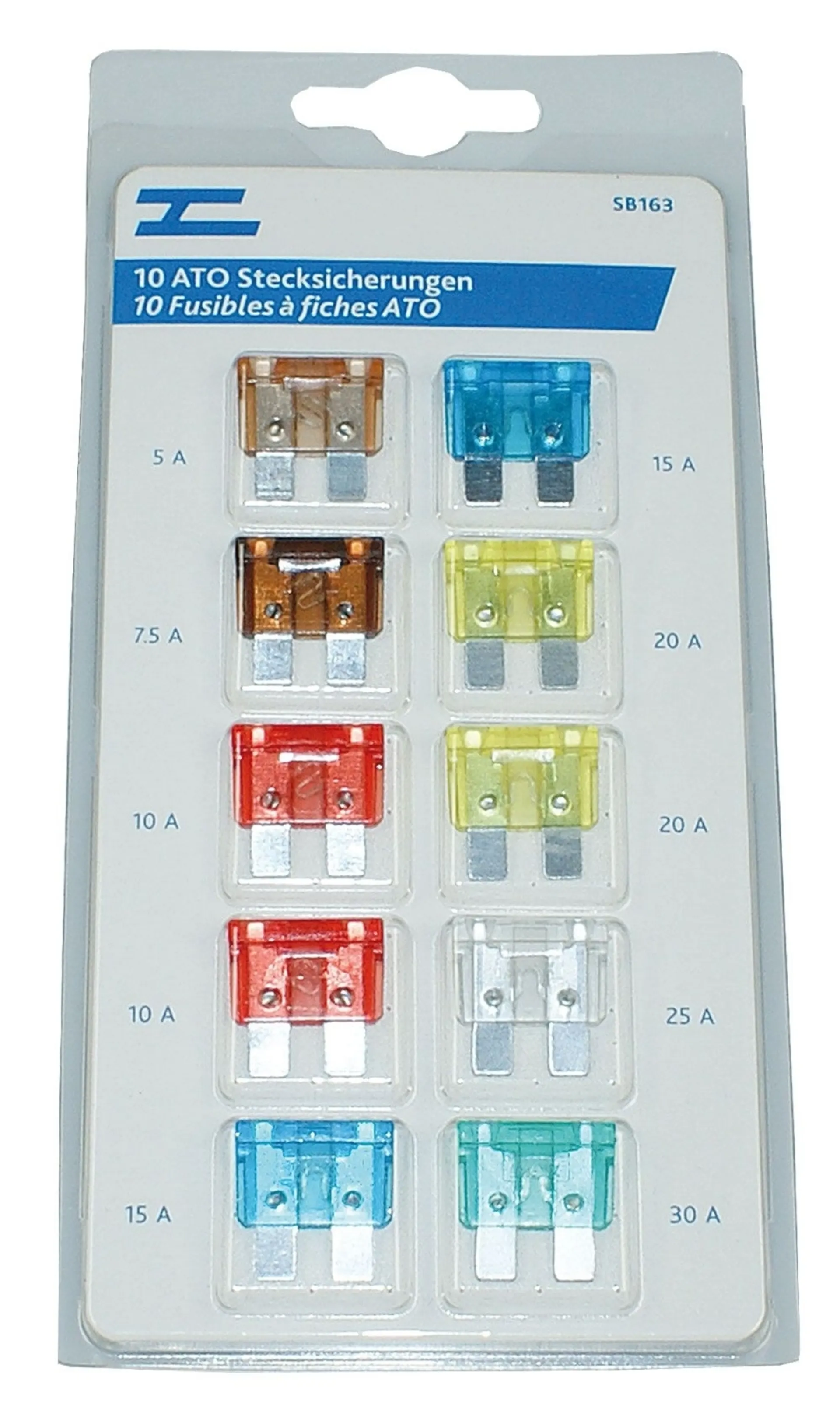 Fusibles enfichables assort... 10 pièces