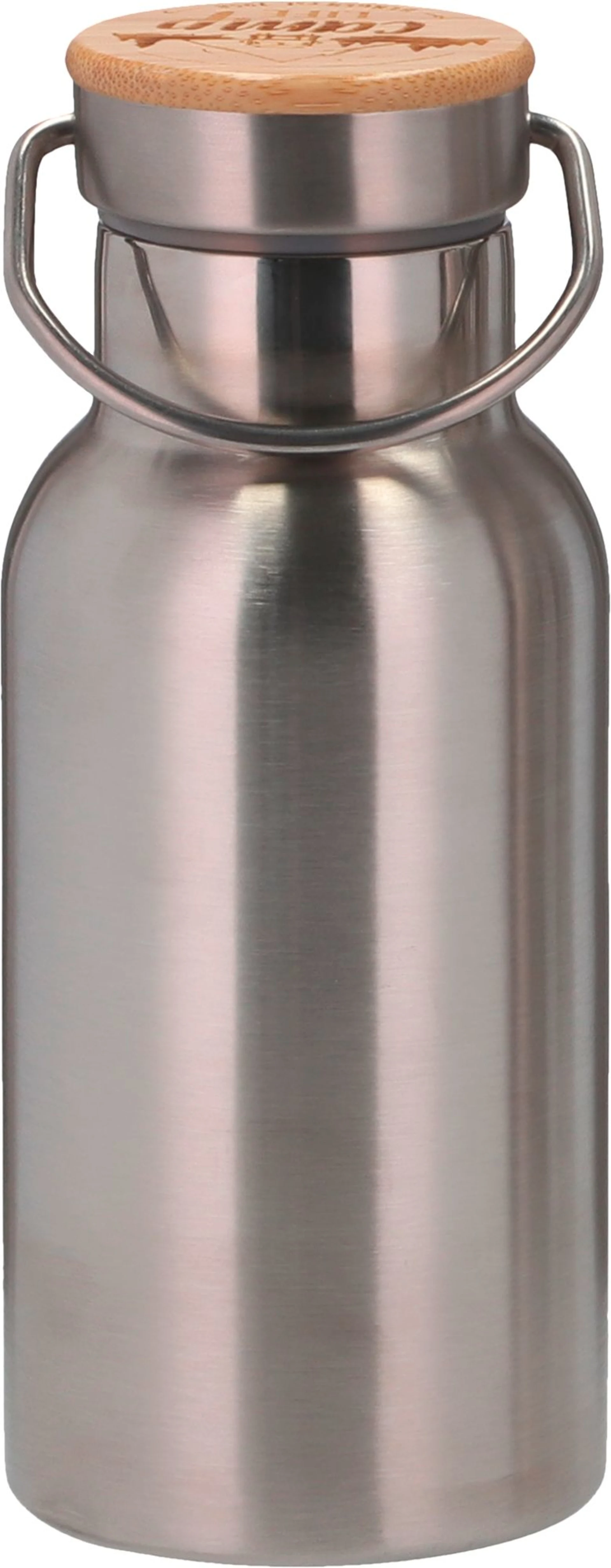 Camplife Isolierflasche mit Bambusdeckel 350 ml