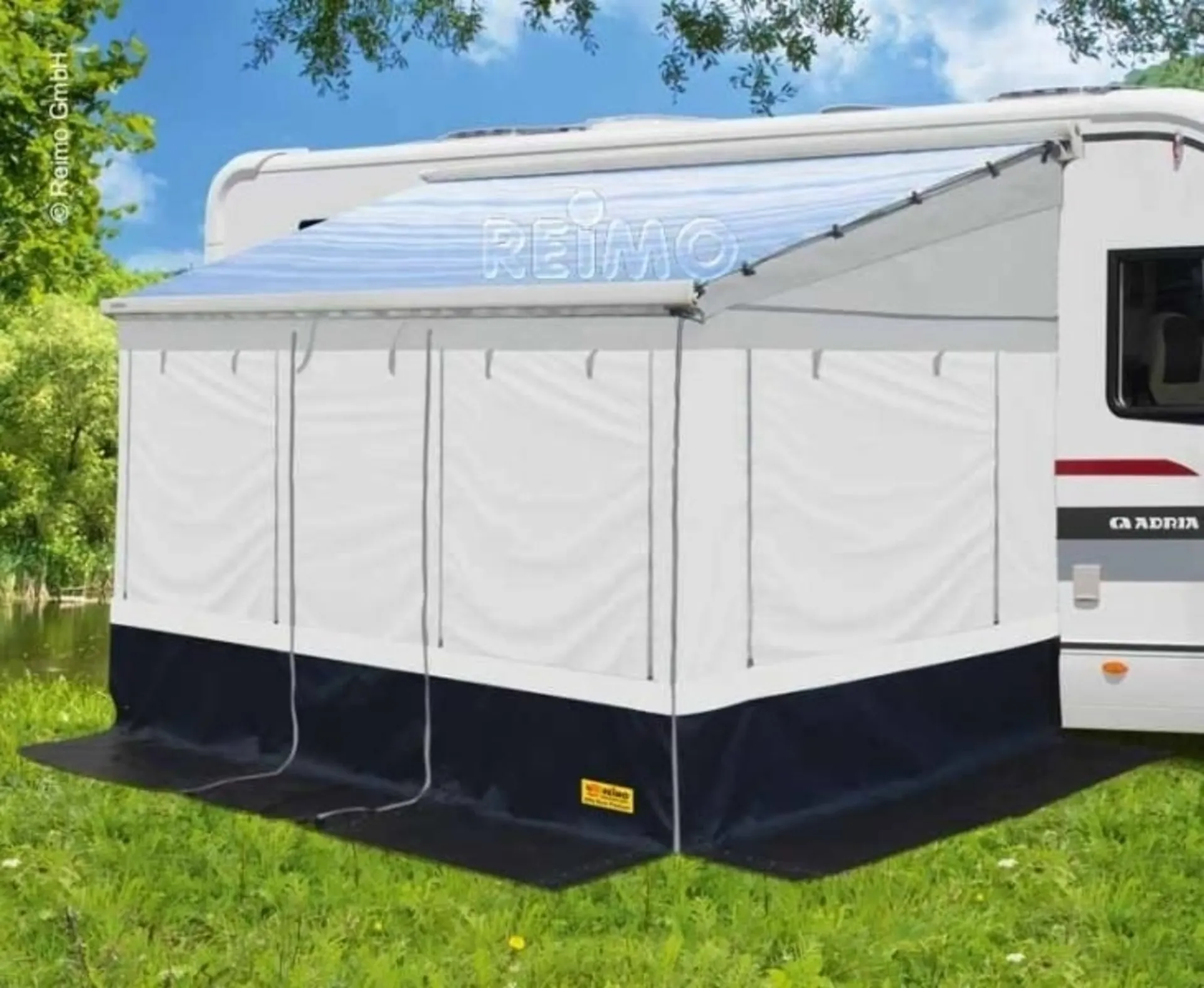 Markisenzelt Villa Store Premium, Länge 4,0m, schw