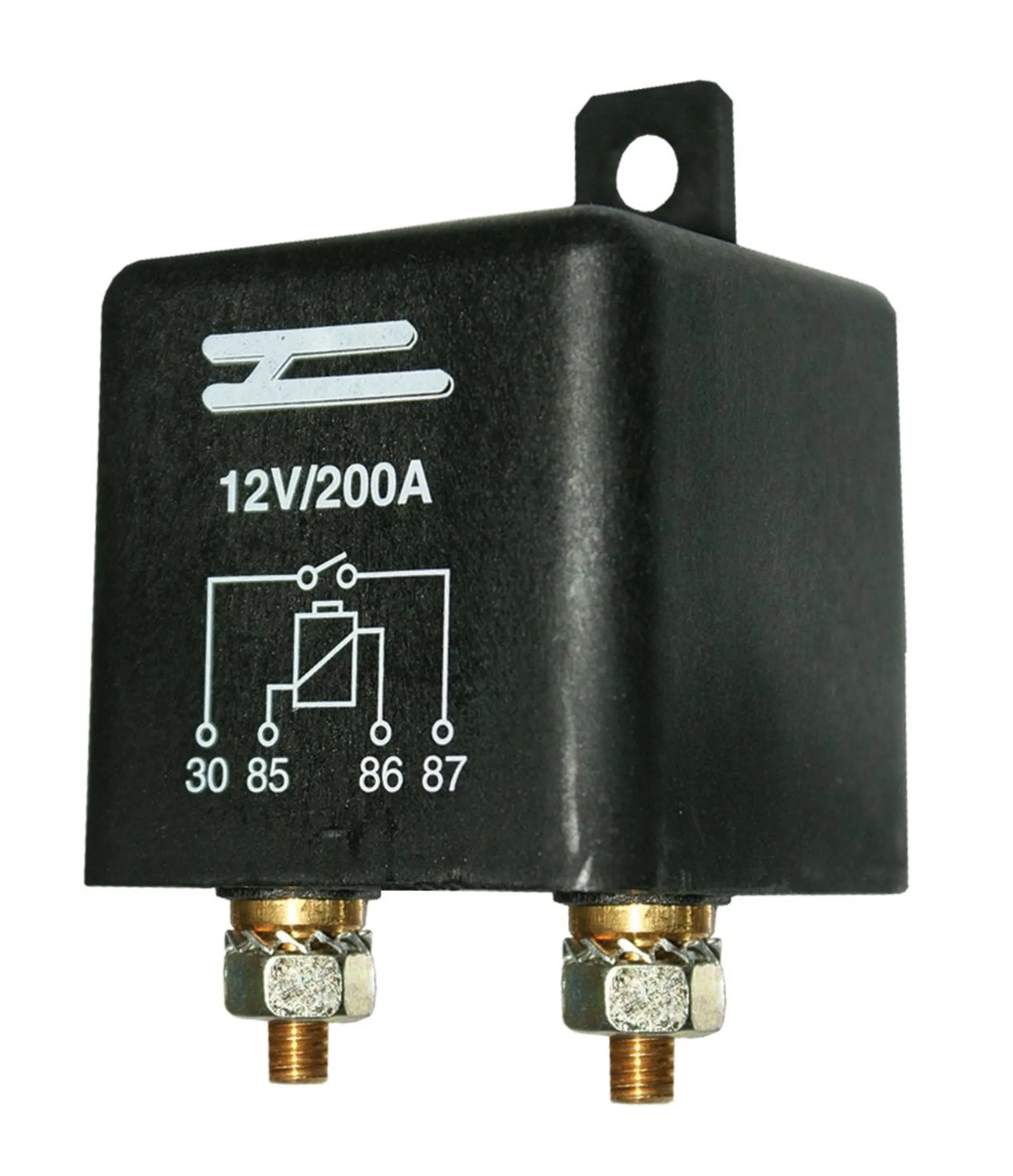 Hochleistungsrelais 12 V 200 A Schliesser 0 - 1, 2 x M6