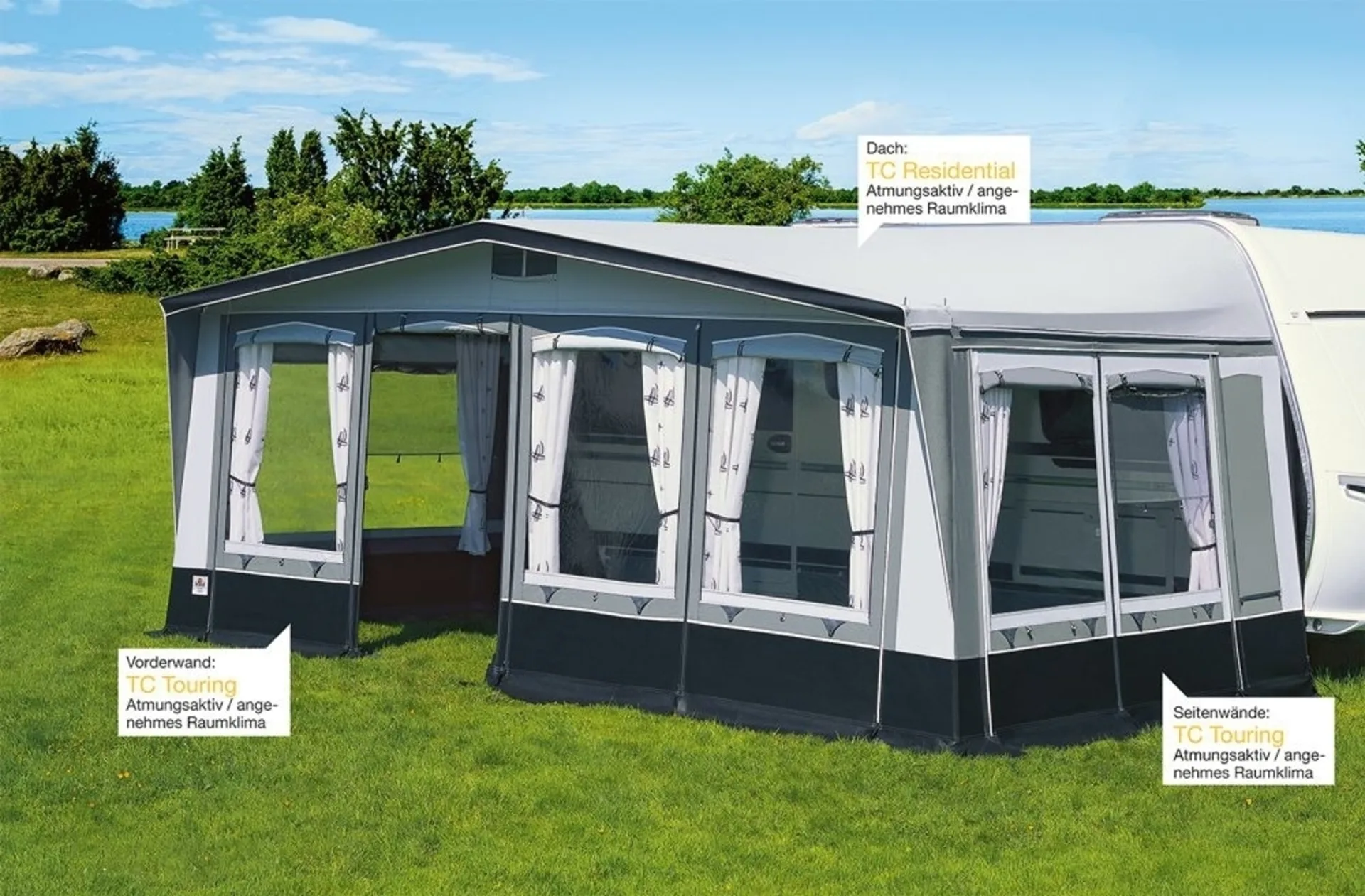 Palazzo 280 GX > 1156 cm Brand-Vorzelt