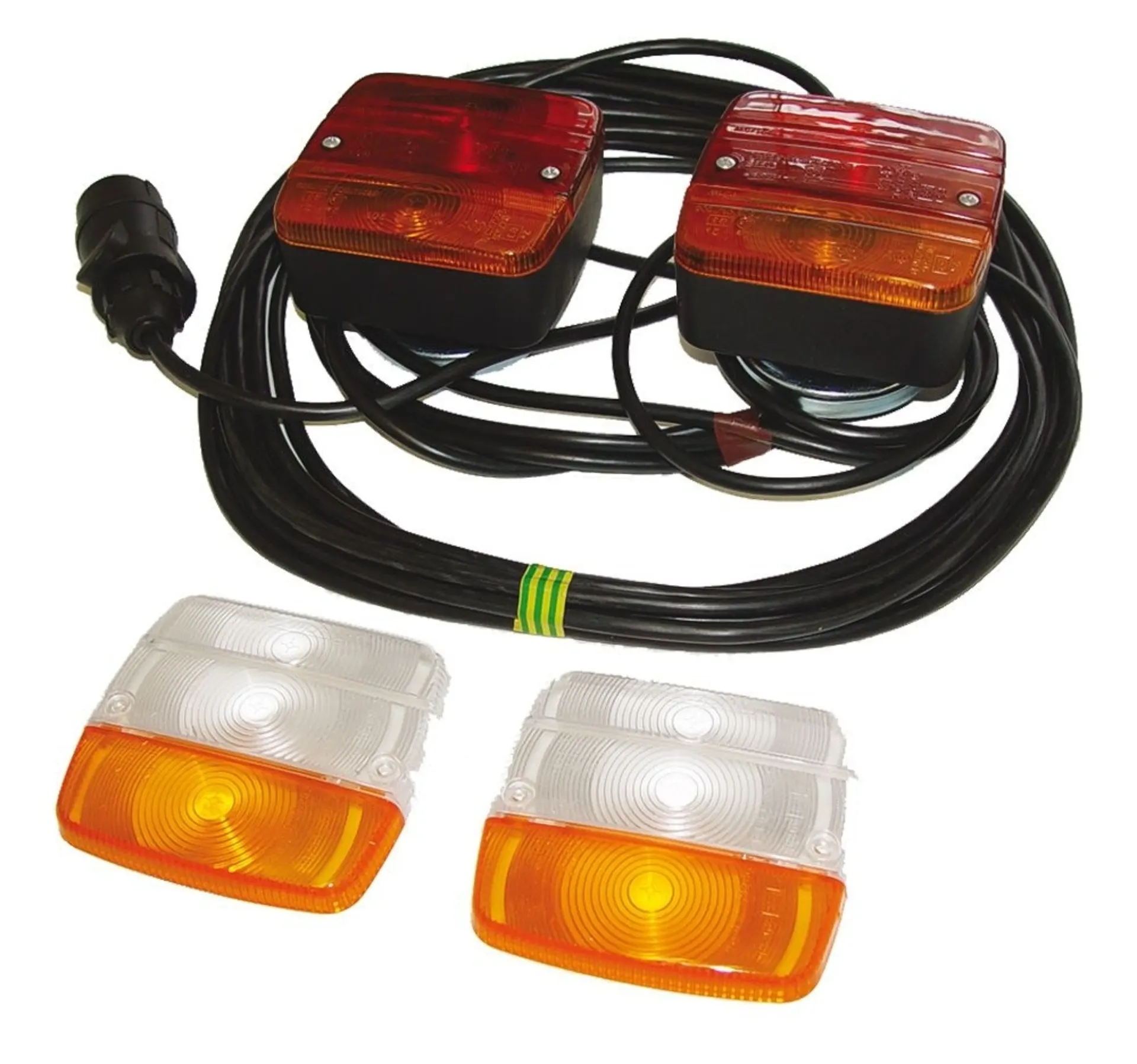 AJBA - 2-Leuchten-Set mit Magnet 12 V Kabel 7.5 m / Breite max. 2.6 m AJBA - 2-Leuchten-Set mit Magnet 12 V Kabel 7.5 m / Breite max. 2.6 m