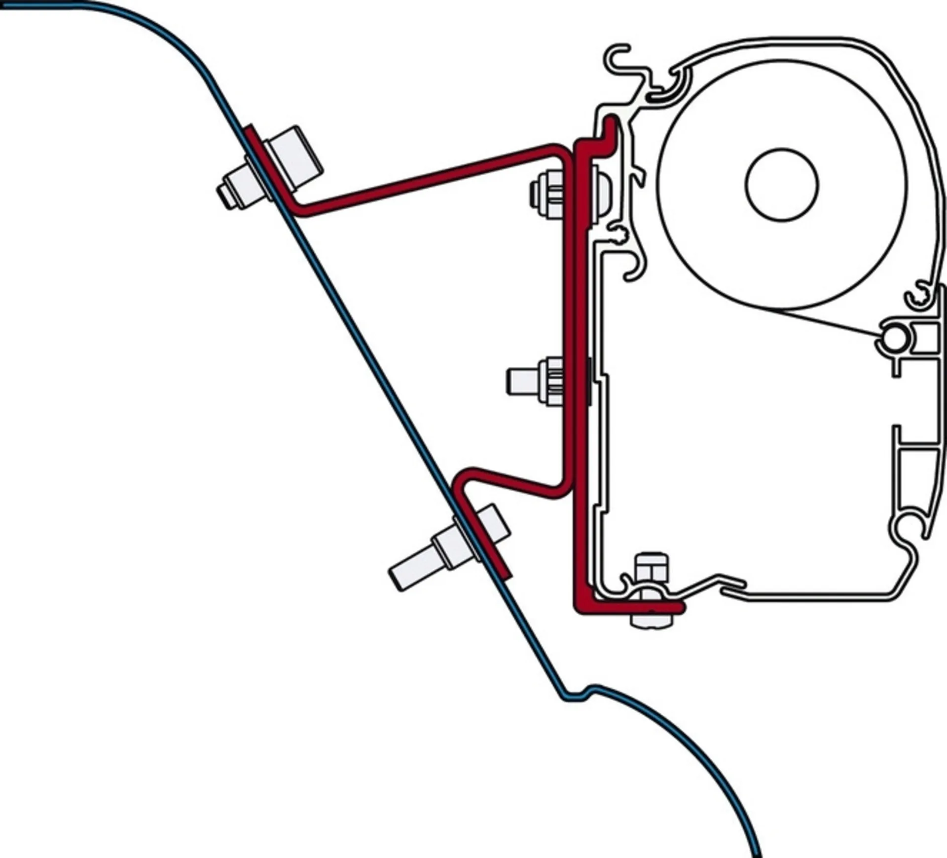 Adaptateur Sprinter H3-Westfalia/Crafter