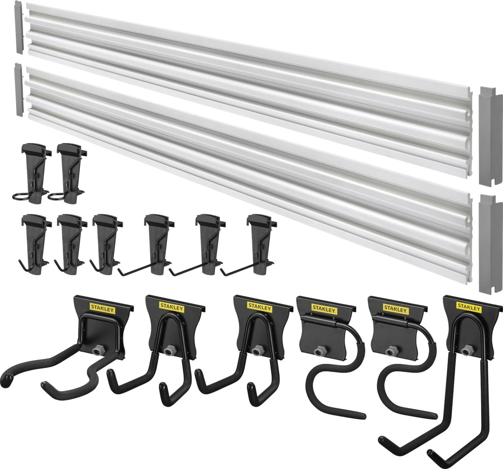 Stanley Trackwalls Kunststoff Schienensystem Set 2
