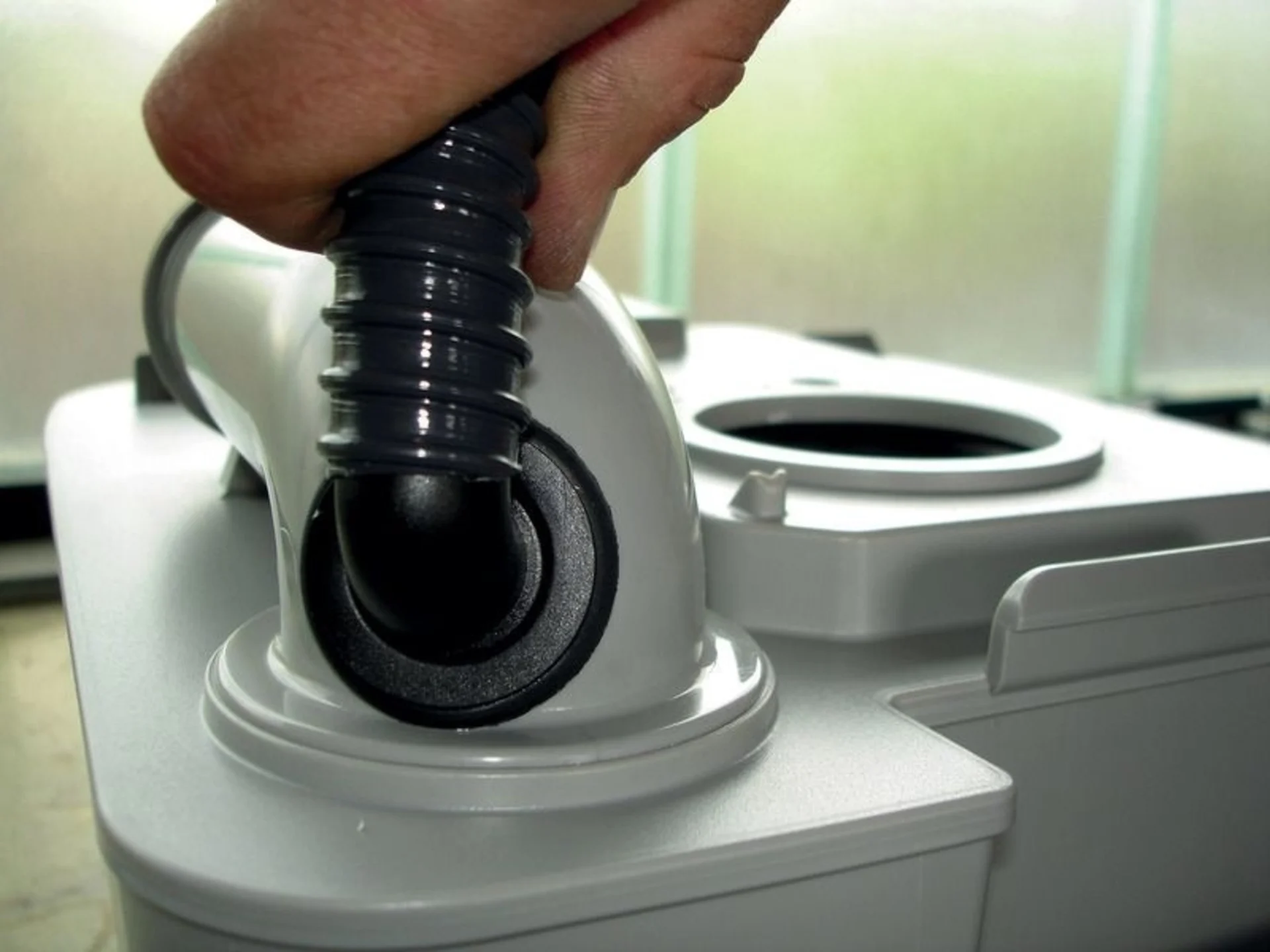 SOG-Entlüftung II für Porta-Potti, Türvariante weiss